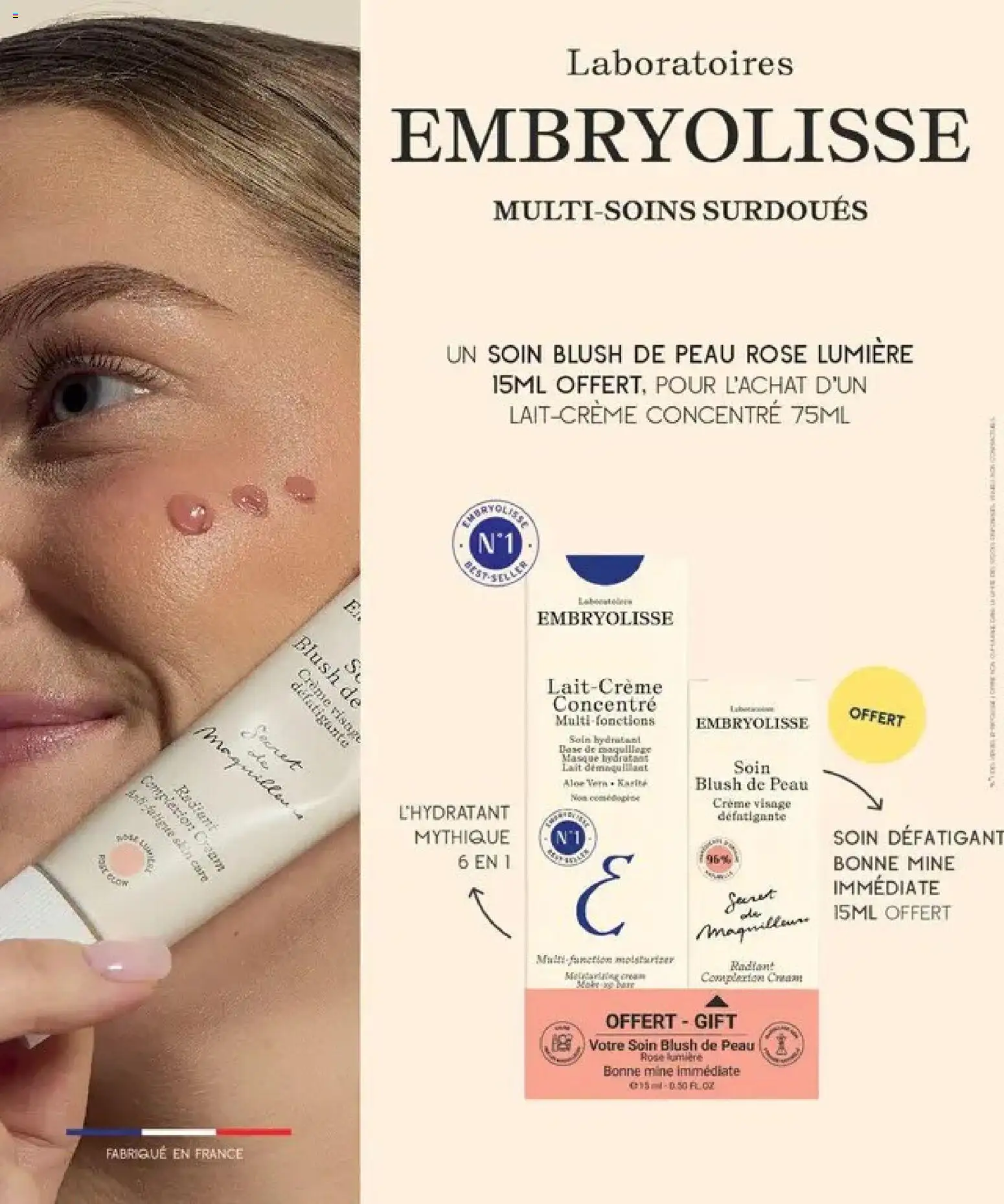 {H1} | Page: 3 | Produits: Base, Masque, Lait, Crème