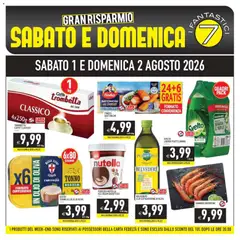 Anteprima del volantino PIM Supermercati volantino Weekend valido a partire dal 01/08/2026