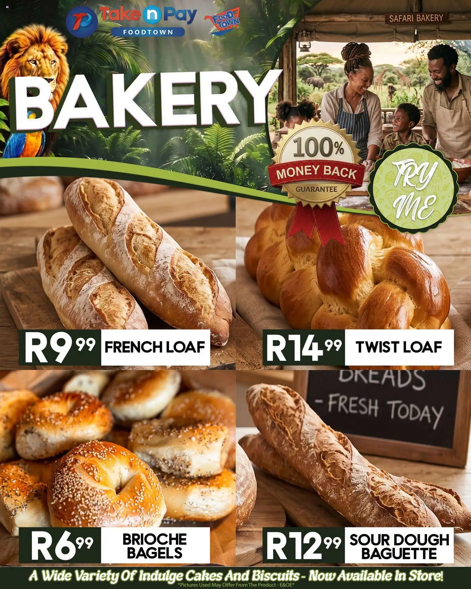 New Take n Pay catalogue – valid from 18/07/2026 | Page: 11 | Products: Bakery, Biscuits, Touca de banho