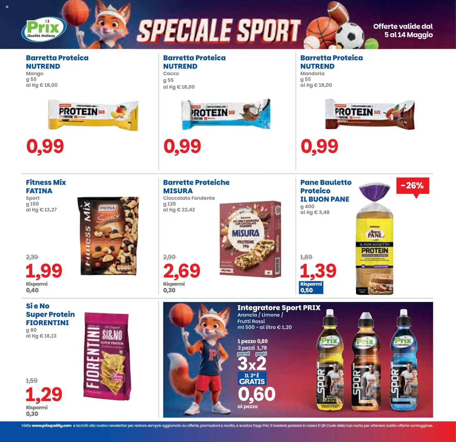 Volantino Prix del 05.05.2026 | Pagina: 14 | Prodotti: Cioccolato, Mango, Cocco, Arancia