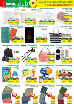 Jager katalog akcije – veljaven od 24.06.2026 | Stran: 3 | Izdelki: Barvice, Kopalna brisača, Stopalke, Blazina