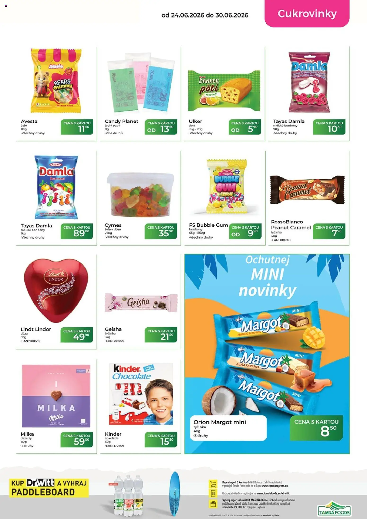 Tamda Foods leták od 24.06.2026 | Strana: 27 | Produkty: Lindor, Čokoláda, Bonbóny, Paddleboard