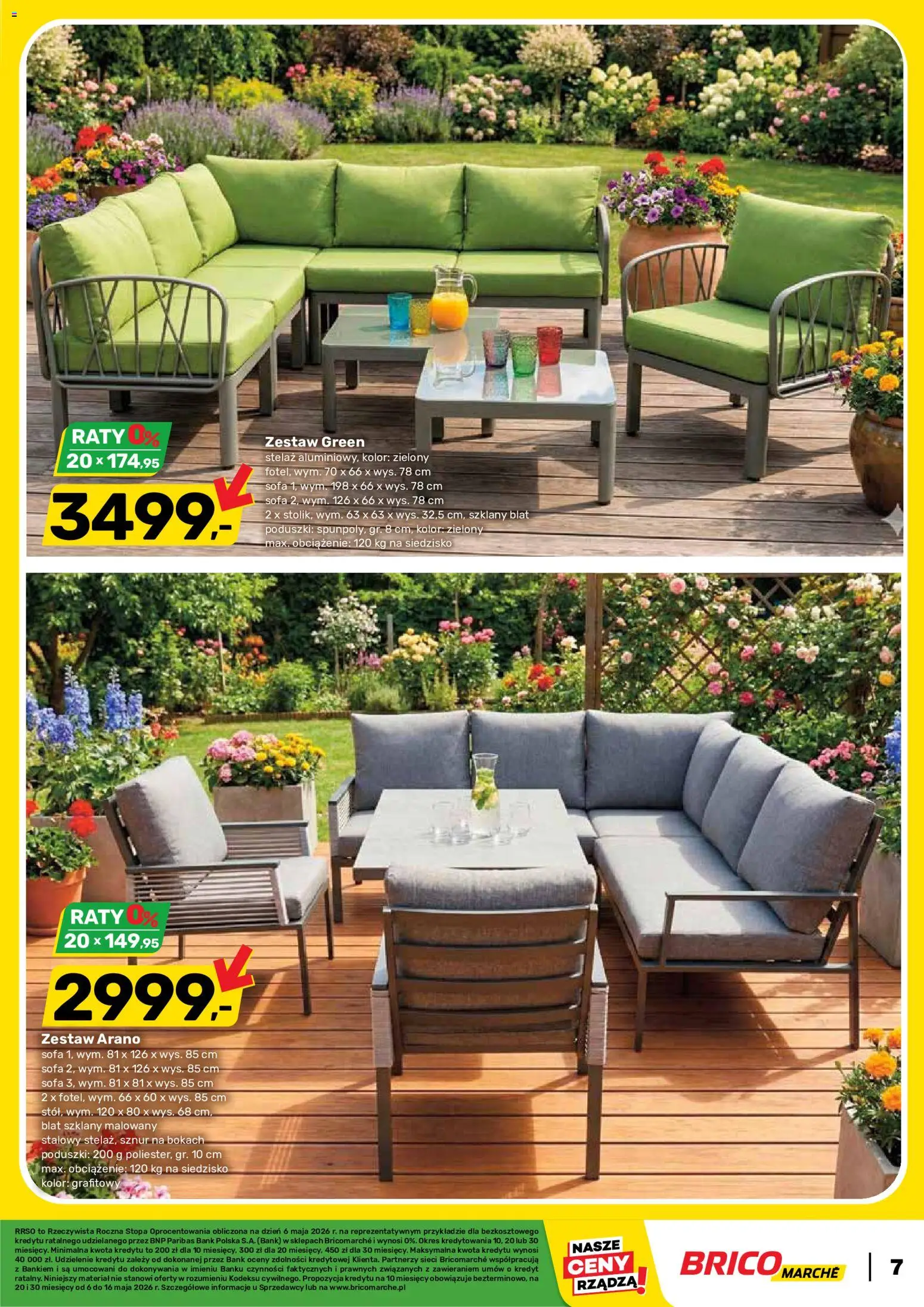 Brico Marché gazetka od 06.05.2026 | Strona: 7 | Produkty: Sofa