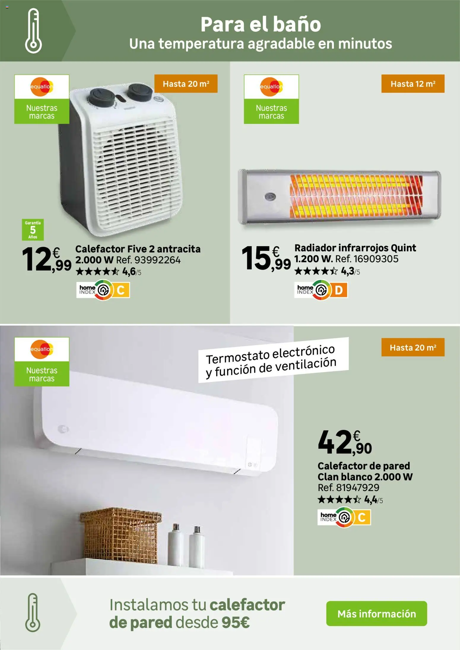 Leroy Merlin Calor en casa y mucho ahorro │ válido desde el 20/10/2026 | Página: 85 | Productos: Radiador, Baño
