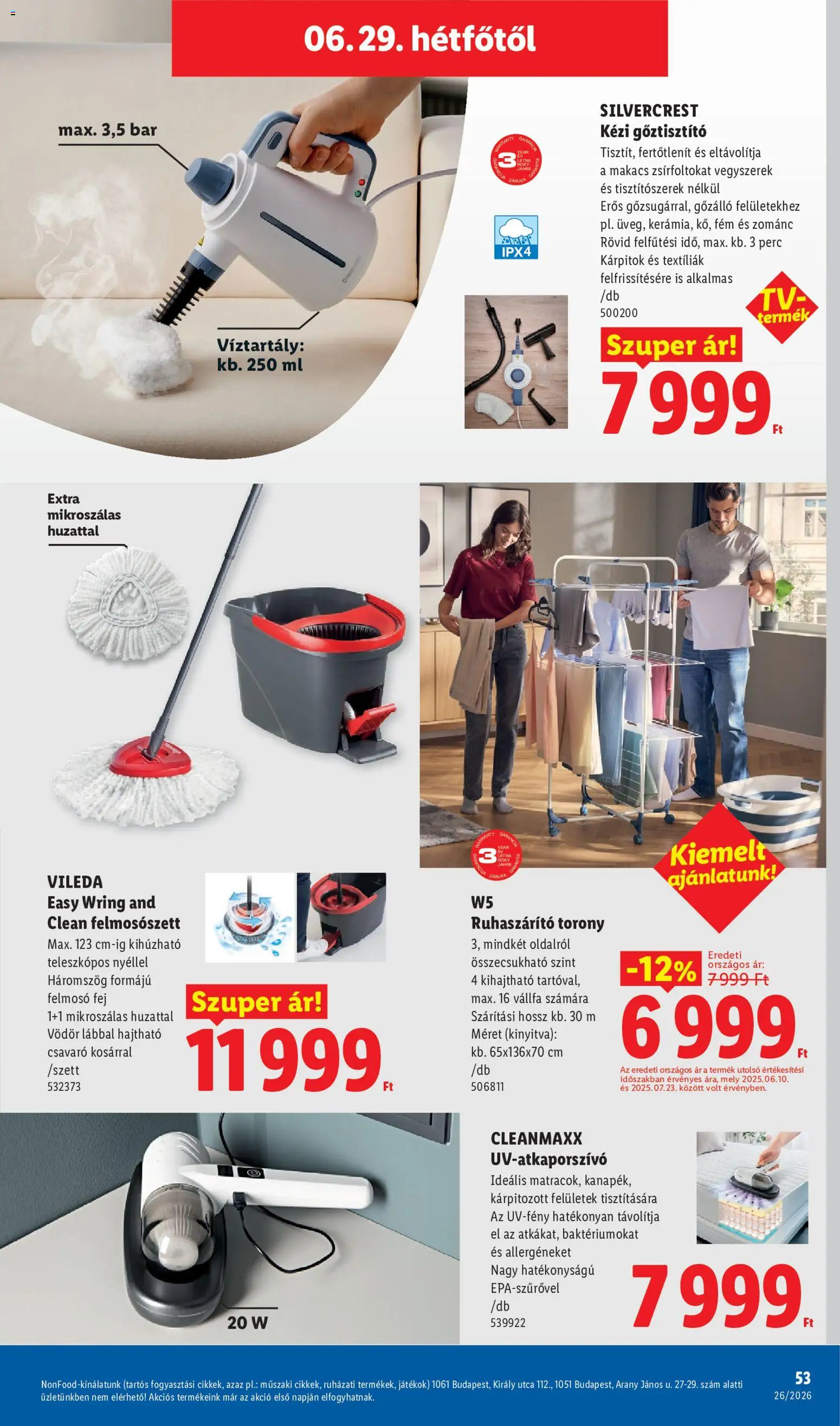 Lidl akciós ujság - amely érvényes a következő dátumtól: 25.06.2026 | Oldal: 53