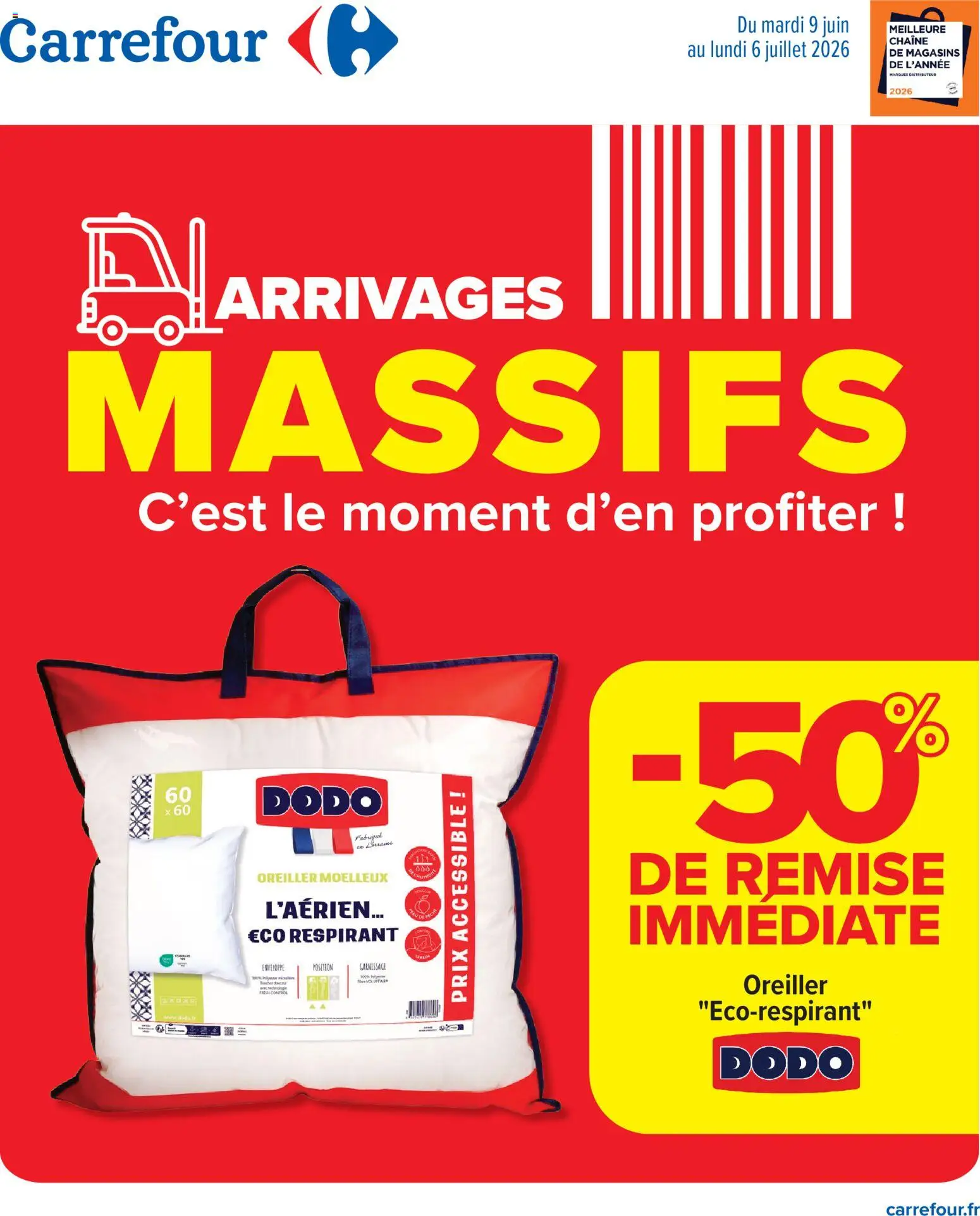 {H1} | Page: 1 | Produits: Enveloppe, Oreiller
