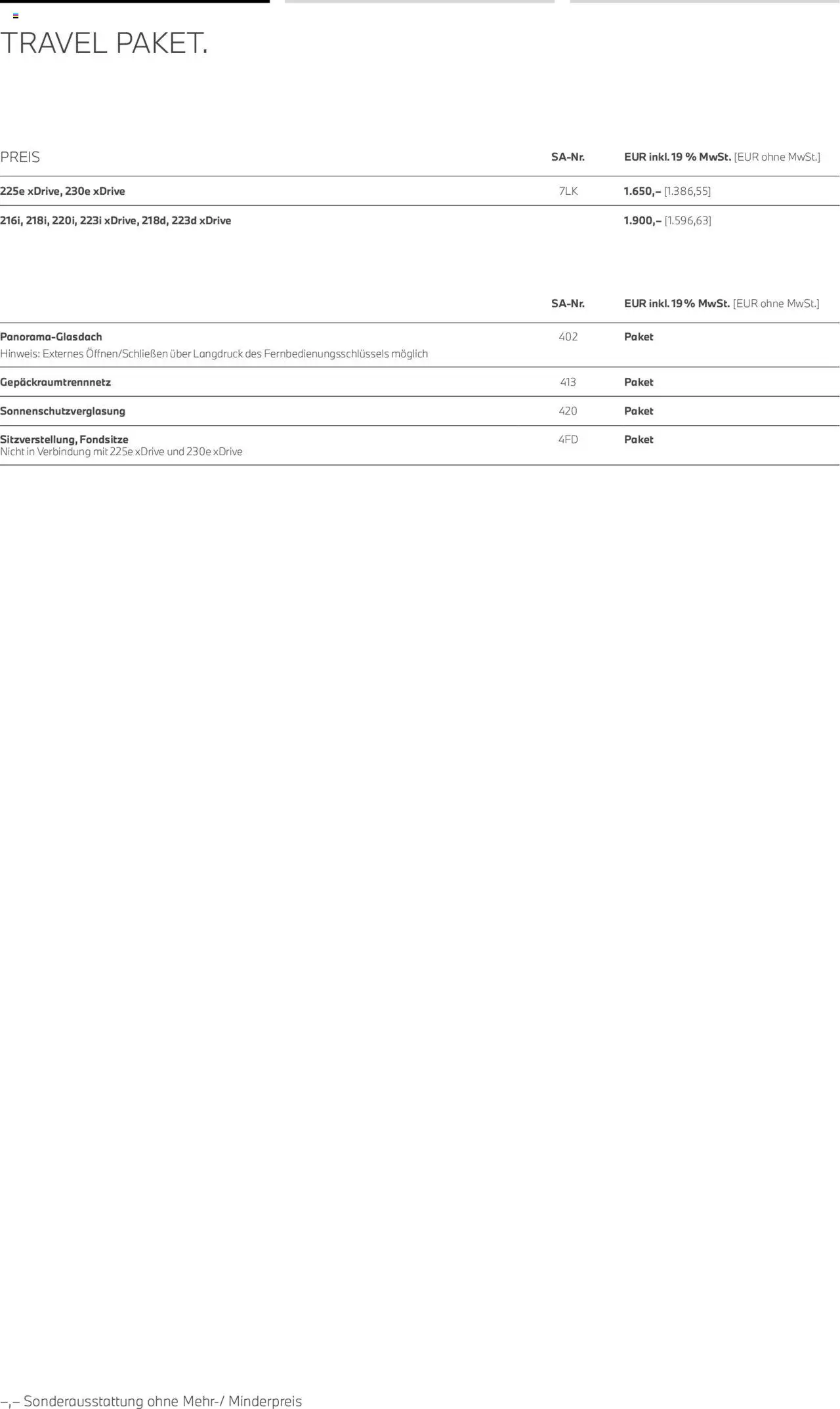 BMW 2er Active Tourer – gültig ab 01.07.2025 | Seite: 15