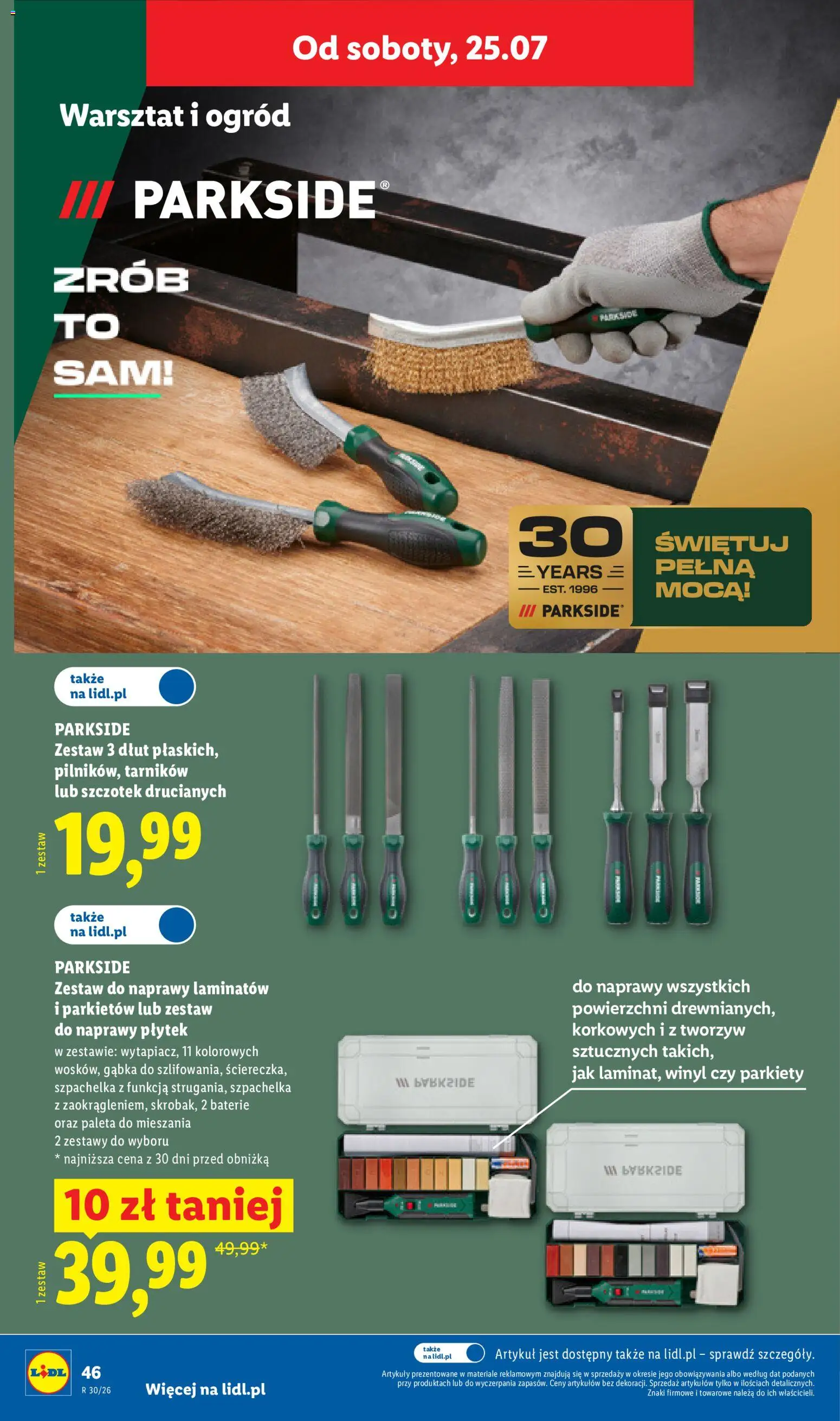 Lidl Polsko katalog od 20.07.2026 | Strana: 54 | Produkty: Parkside, Baterie