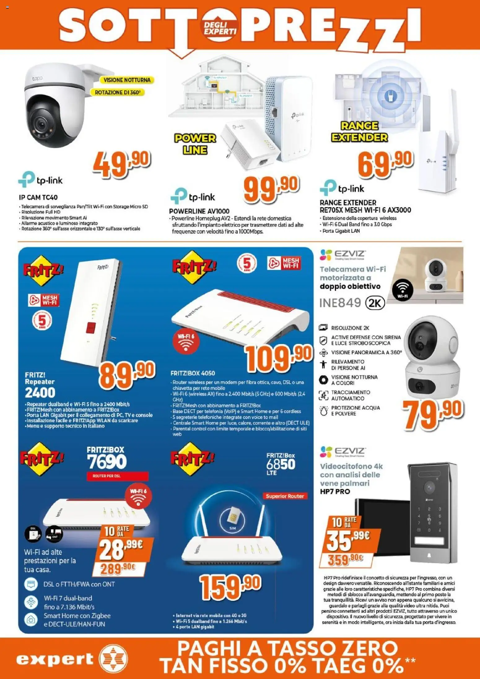 Volantino Expert del 21.05.2026 | Pagina: 21 | Prodotti: Router, Mobile, Range extender, Video