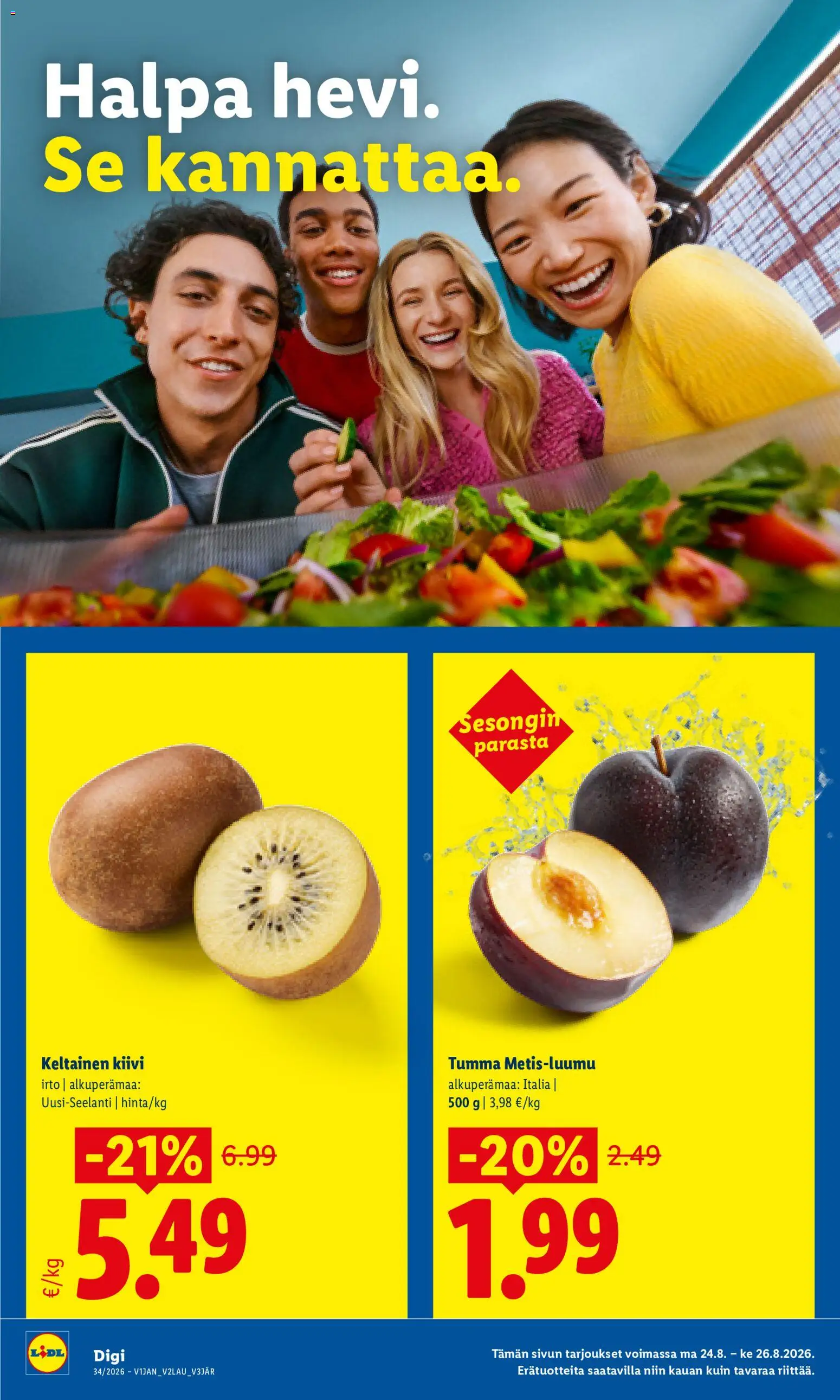 Lidl tarjoukset - Rovaniemi – voimassa 24/08/2026 alkaen | Sivu: 2