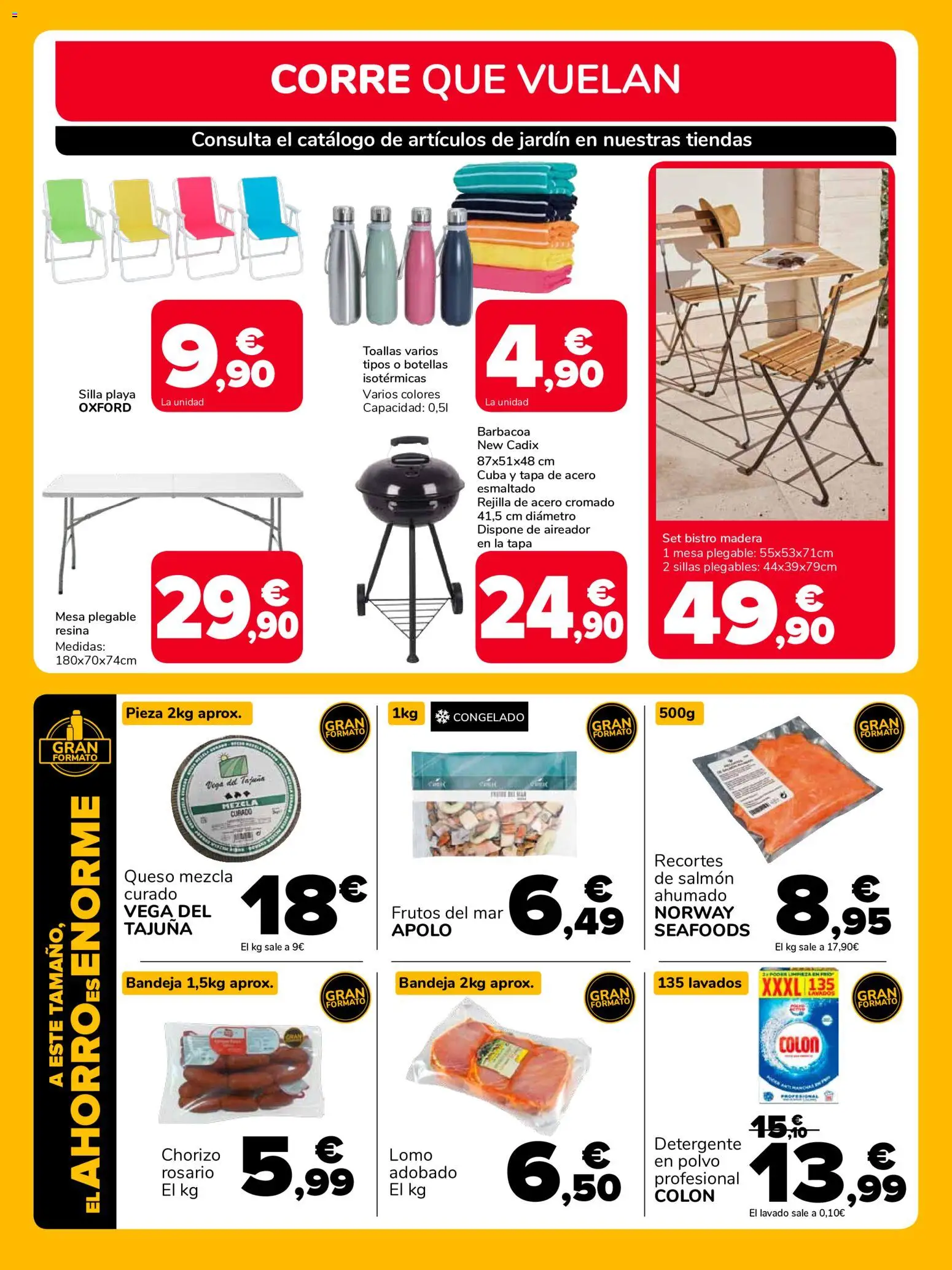 Supeco folleto │ válido desde el 04.06.2026 | Página: 7 | Productos: Frutos del mar, Detergente, Barbacoa, Mesa