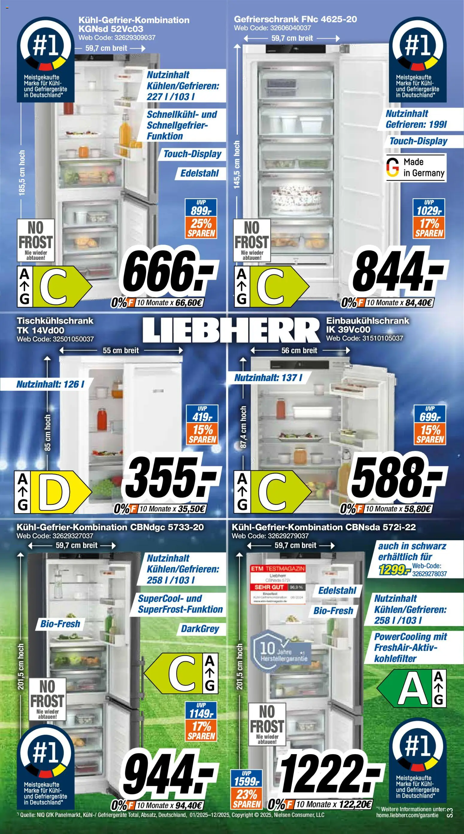 Expert Giessen – gültig ab 06.07.2026 | Seite: 3 | Produkte: Liebherr, Gefrierschrank, Kühlgefrierkombination