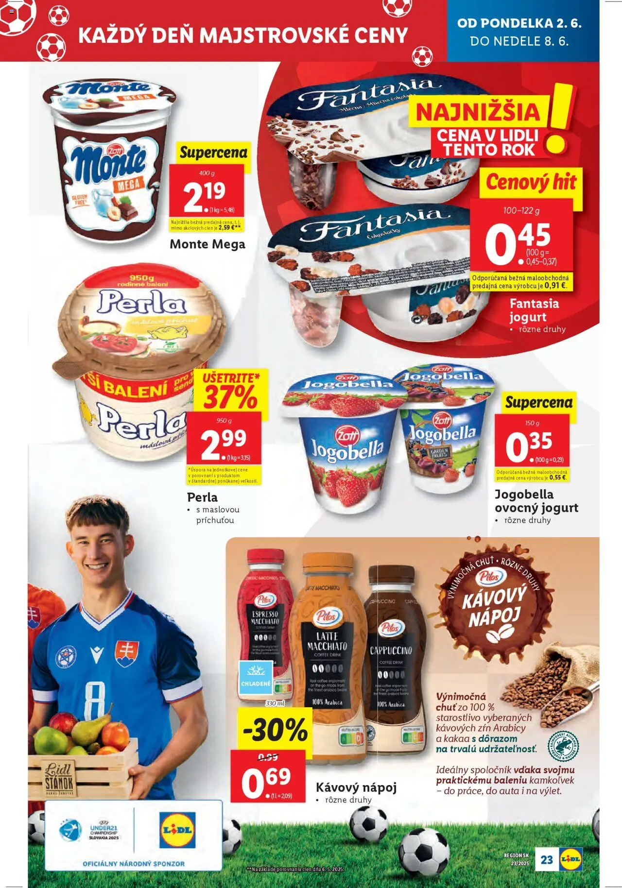 Nové Lidl akcie – leták je platný od 02.06.2025 | Strana: 29 | Produkty: Jogurt