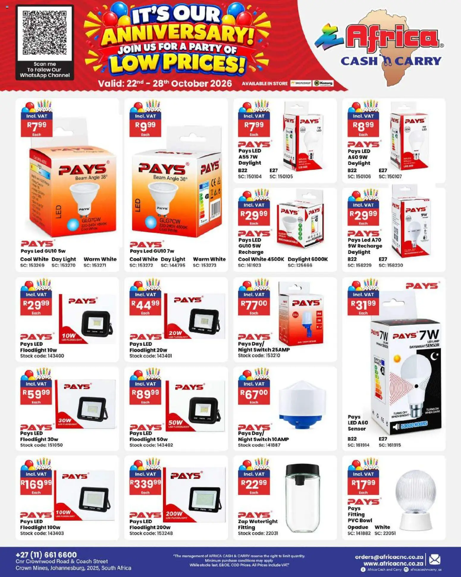 New Africa Cash & Carry catalogue – valid from 22/10/2026 | Page: 56