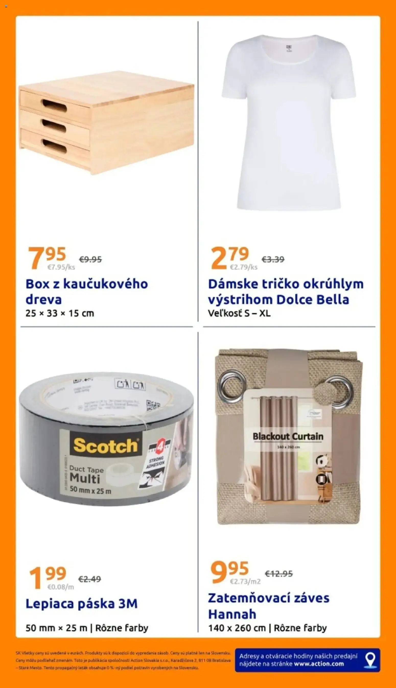 Action aktuálny leták od 26.08.2026 » aktuálna akcia | Strana: 29 | Produkty: Hodiny, Tričko