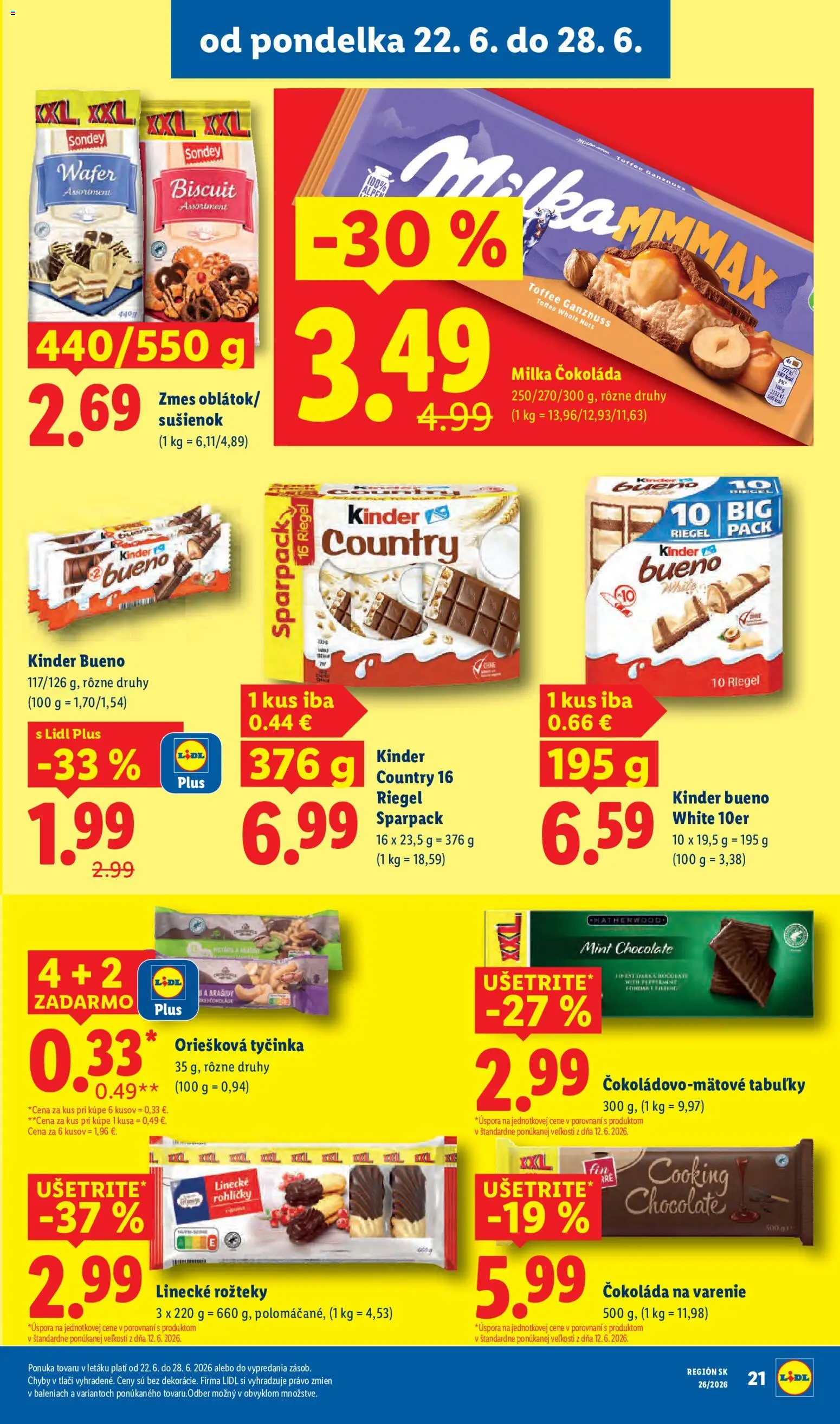 Nové Lidl akcie – leták je platný od 22.06.2026 | Strana: 32