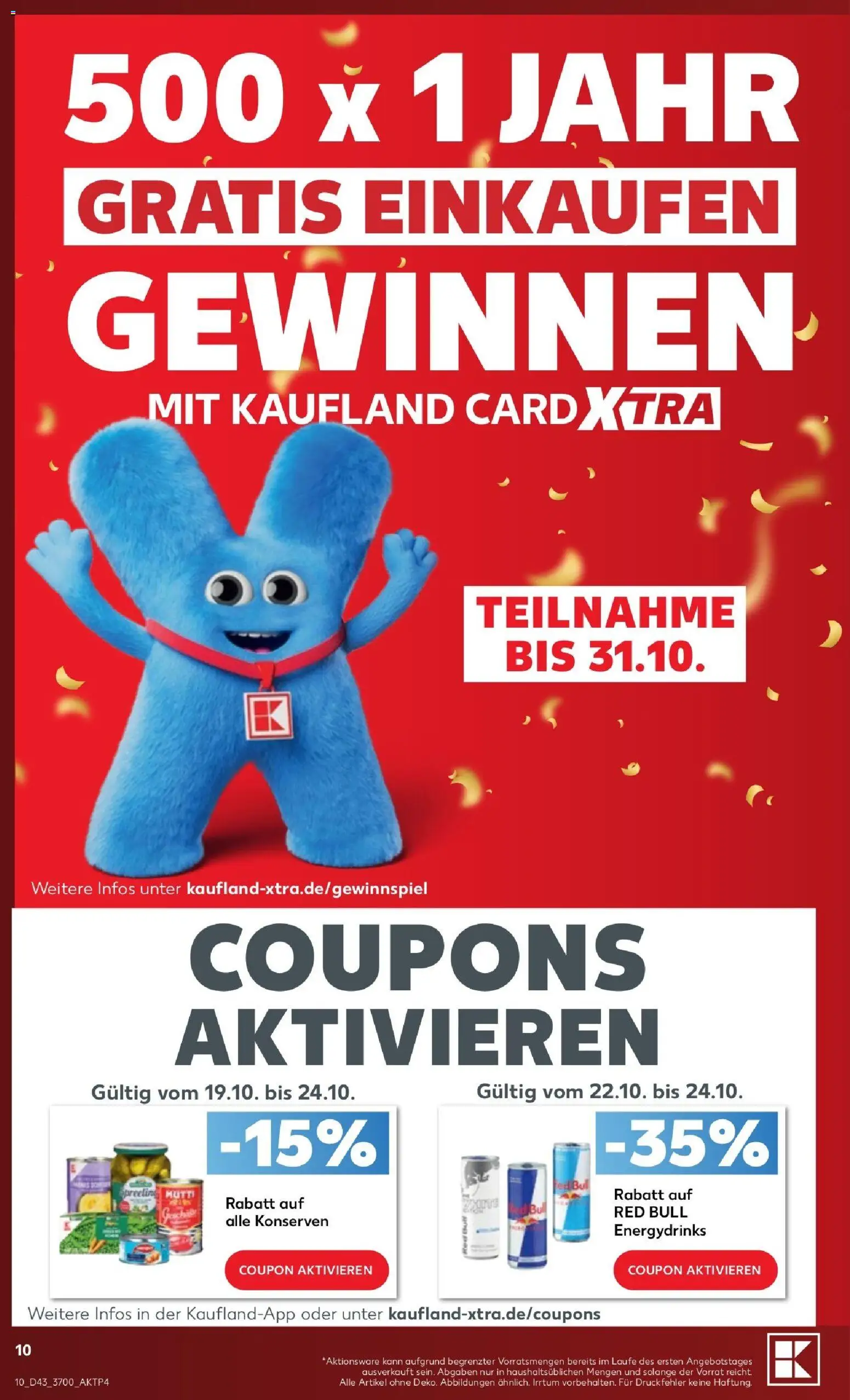 Kaufland Prospekt Berlin – gültig ab 19.10.2026 | Seite: 10 | Produkte: Red bull