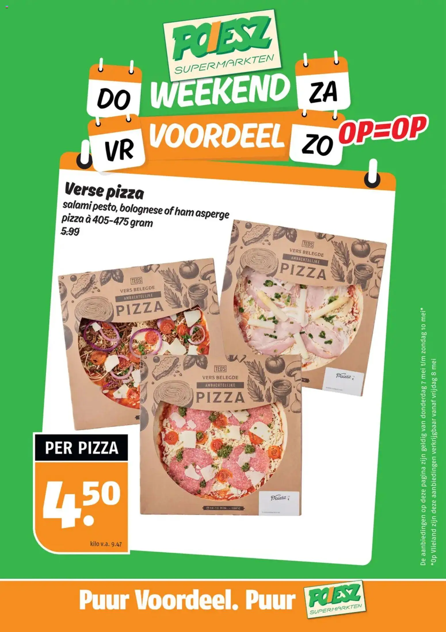{H1} | Pagina: 1 | Producten: Salami, Ham, Pizza