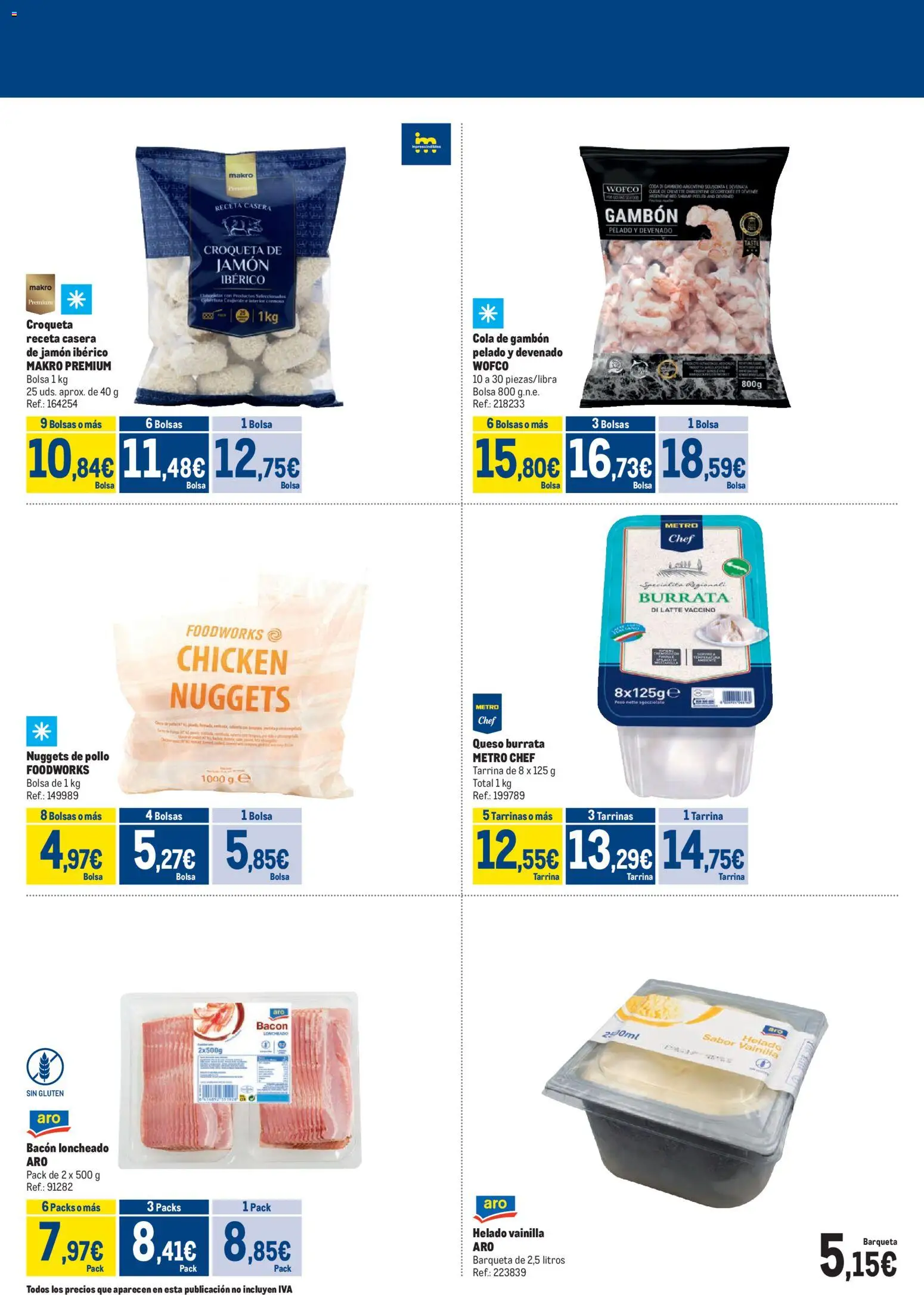 Makro Bienvenido Verano Finestrat │ válido desde el 01/06/2026 | Página: 3 | Productos: Queso, Jamón ibérico, Bolsa, Peso