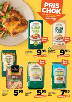 La Campagna lasagneplader, 500 g durum wheat lasagneplader gyldig fra 13.05.2026 | Side: 16