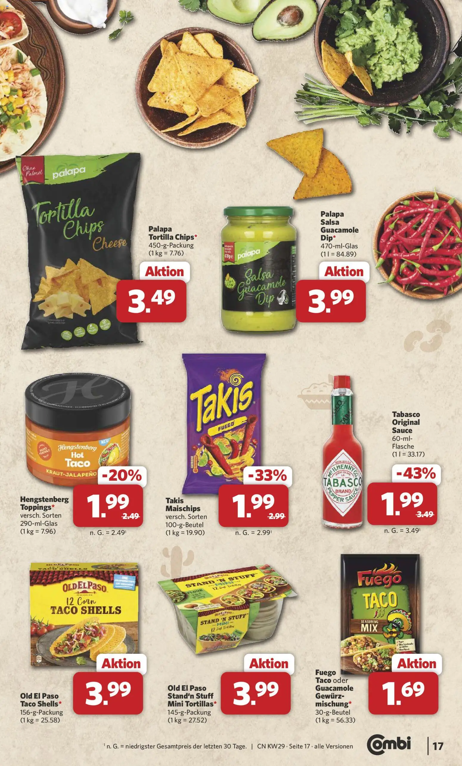 Combi Prospekt – gültig ab 13.07.2026 | Seite: 17 | Produkte: Chips