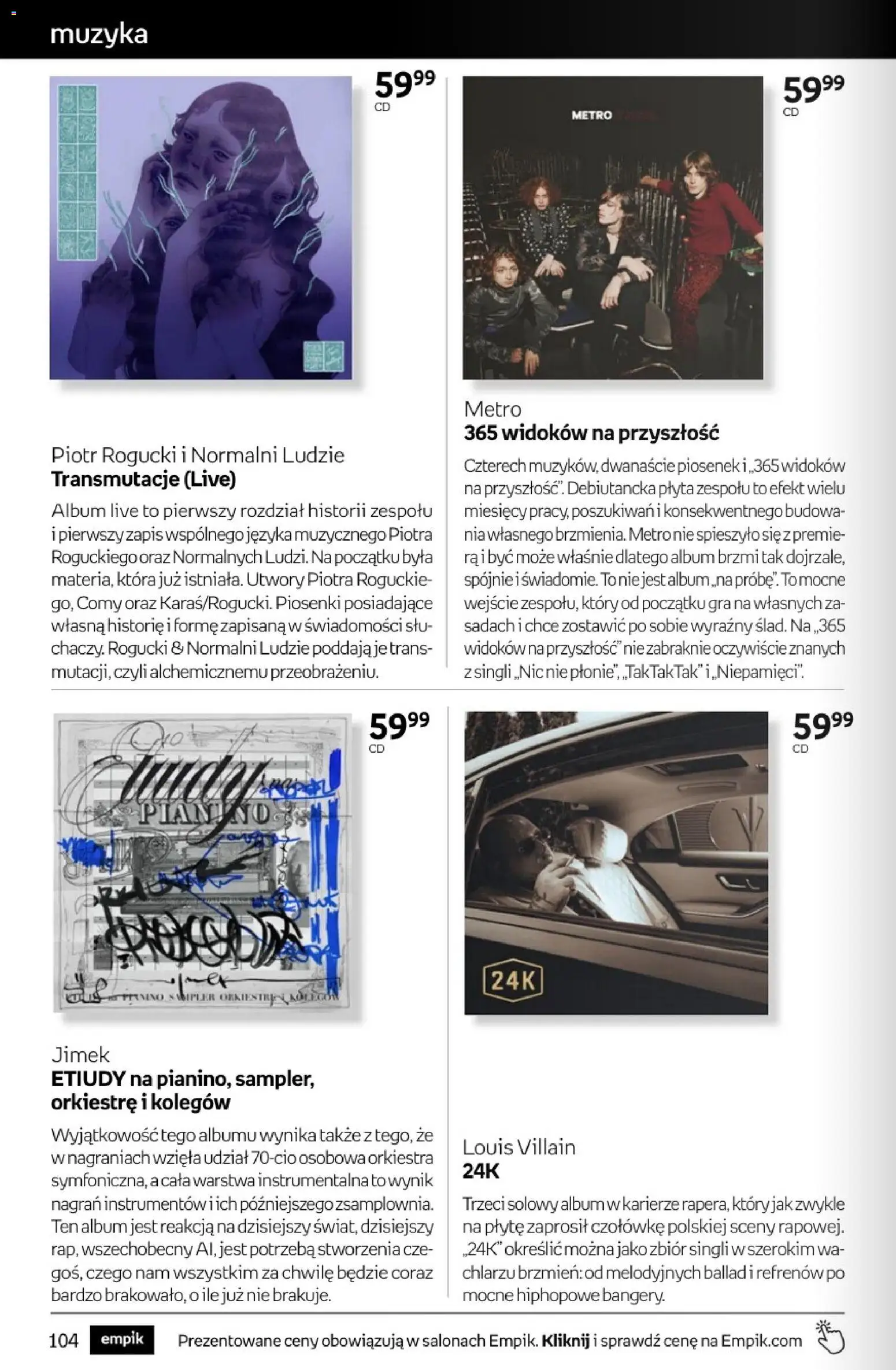 Empik promocje - Tom kultury Muzyka od 28.10.2026 | Strona: 10