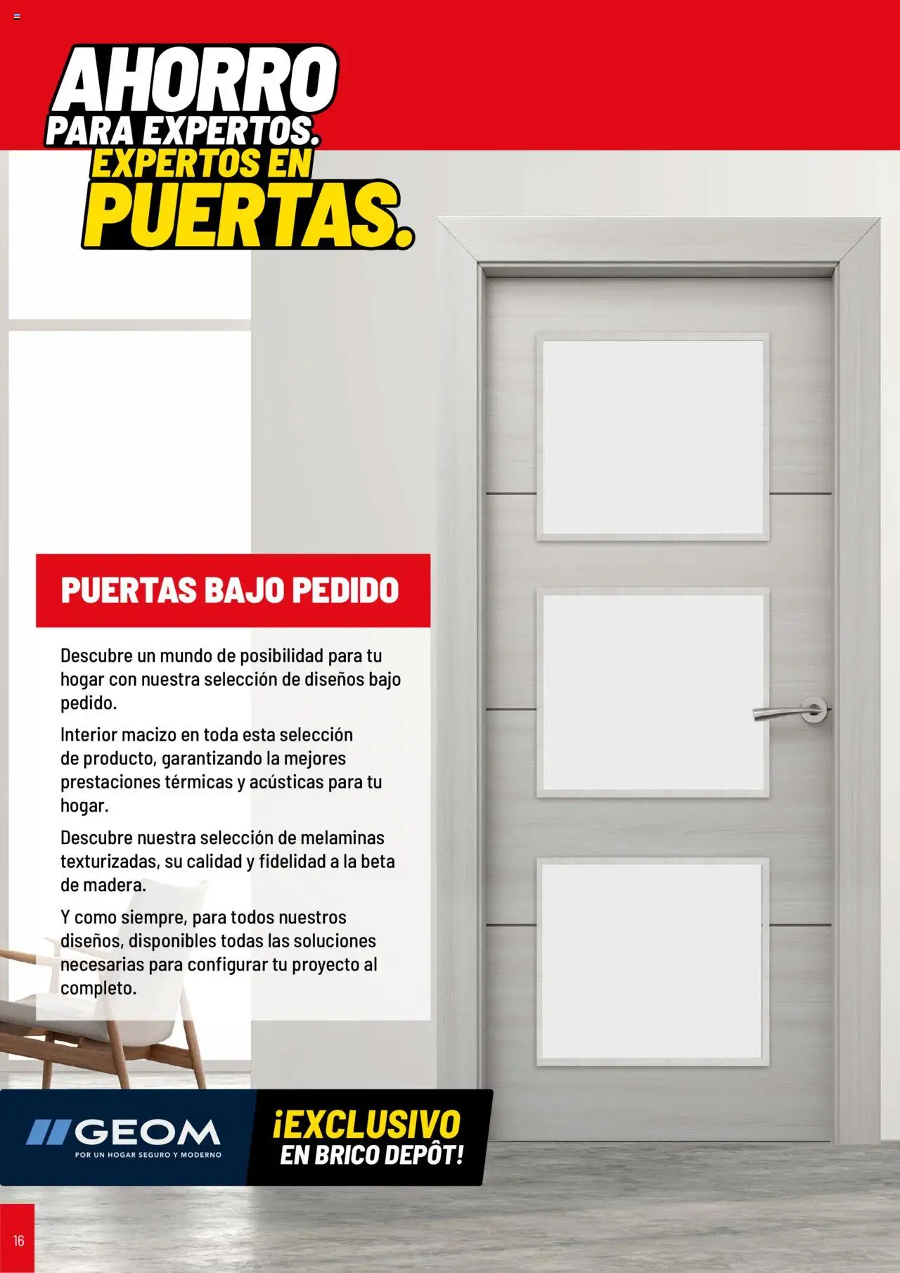 Brico Depôt Puertas y ventanas │ válido desde el 23/07/2025 | Página: 16 | Productos: Puertas