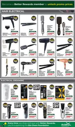 Dis-Chem specials catalogue – valid from 16.06.2026 | Page: 30 | Products: USB, Dryer, Foundation, Brush