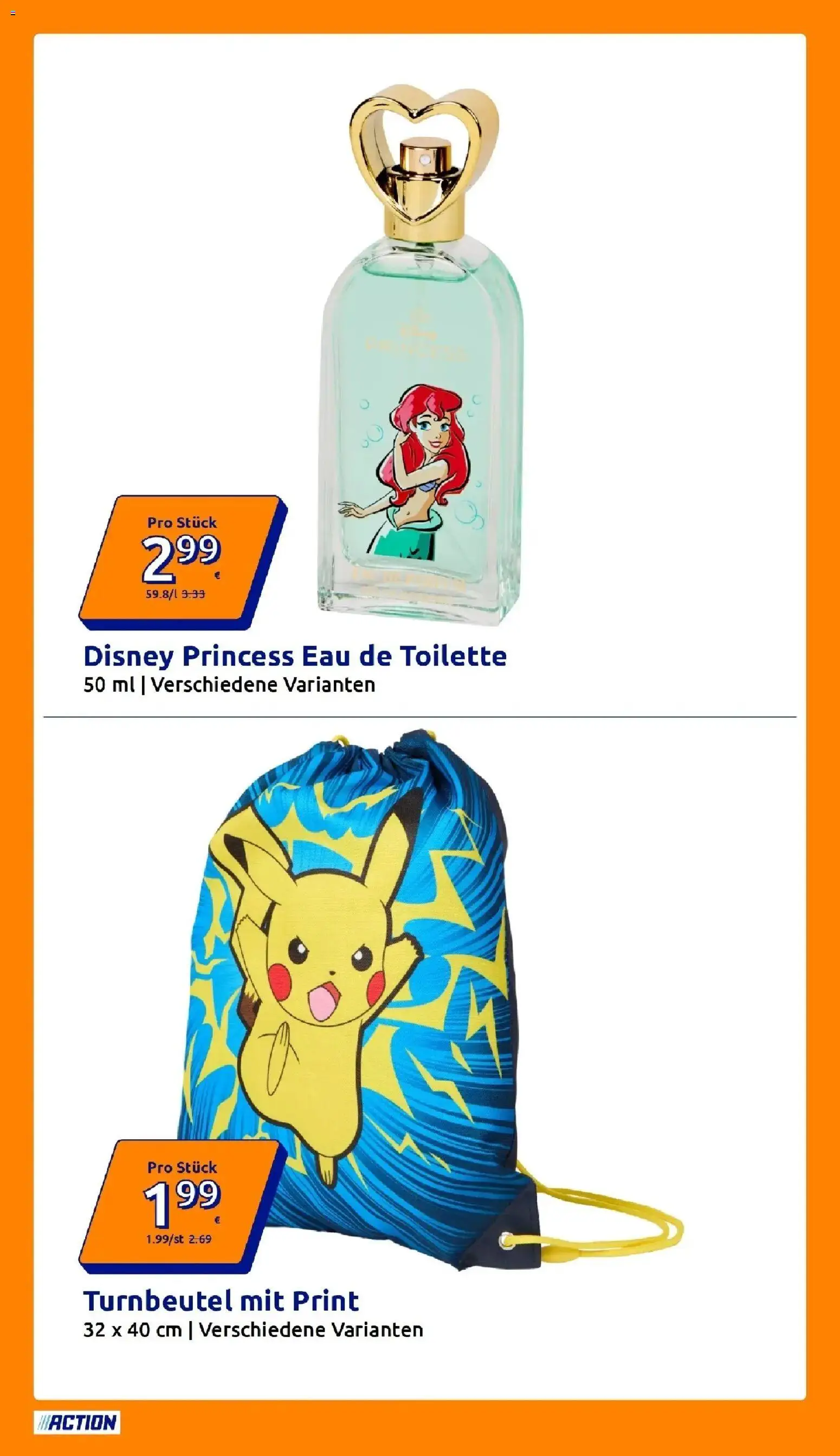 Action Kleine Preise, große Freude von 12.08.2026 - Aktuelle Angebote | Seite: 23 | Produkte: Toilette, Eau de Toilette