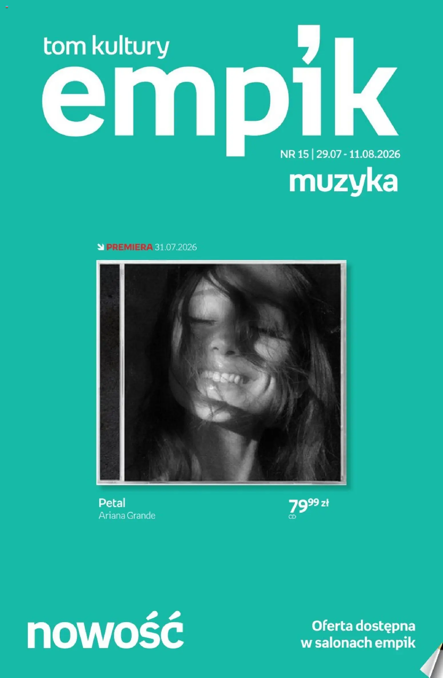 Empik promocje - Tom kultury Muzyka od 29.07.2026 | Strona: 1