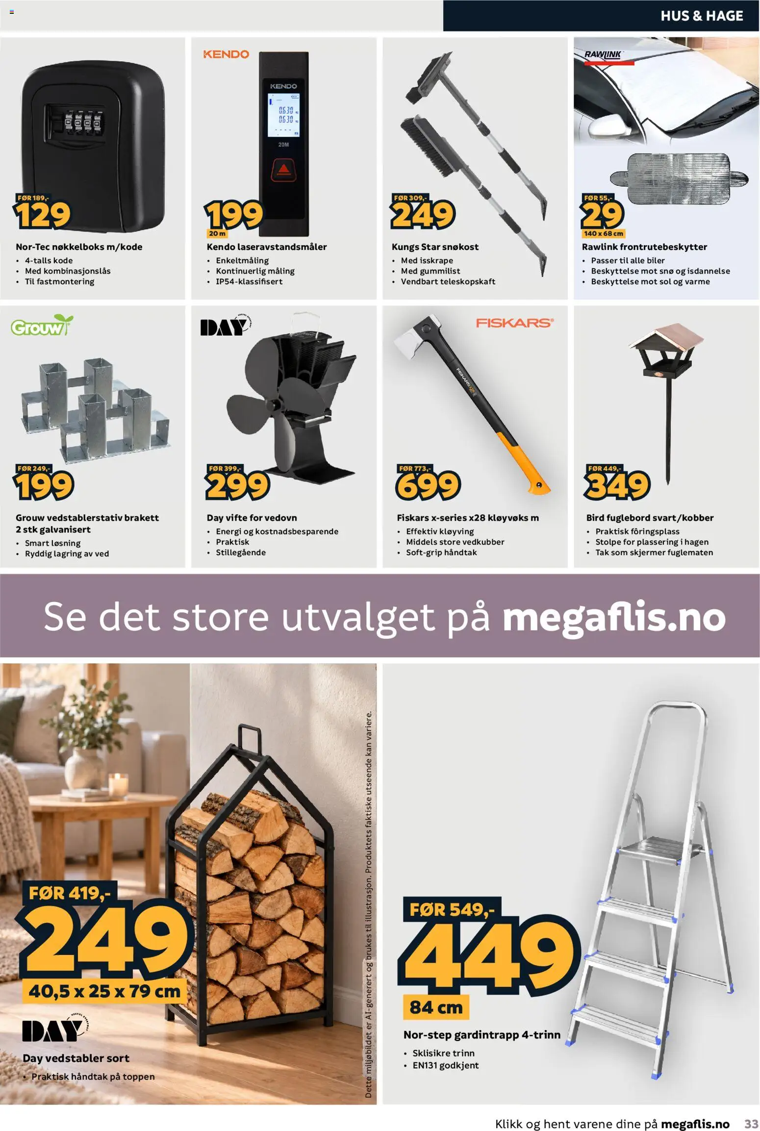 {H1} | Side: 33 | Produkter: Ved, Vifte, Håndtak, Vedovn