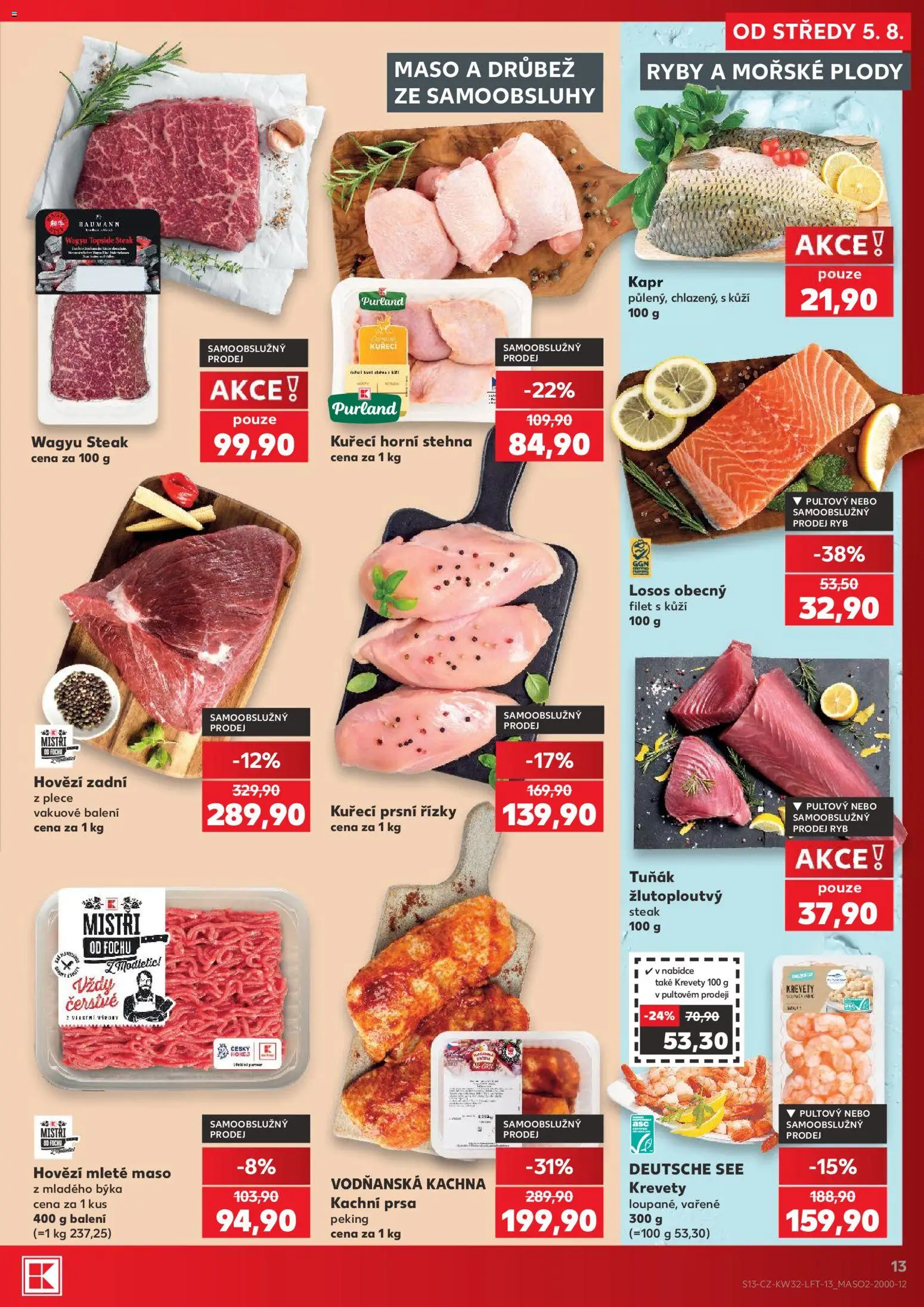 Kaufland leták - Plzeň od 05.08.2026 | Strana: 13