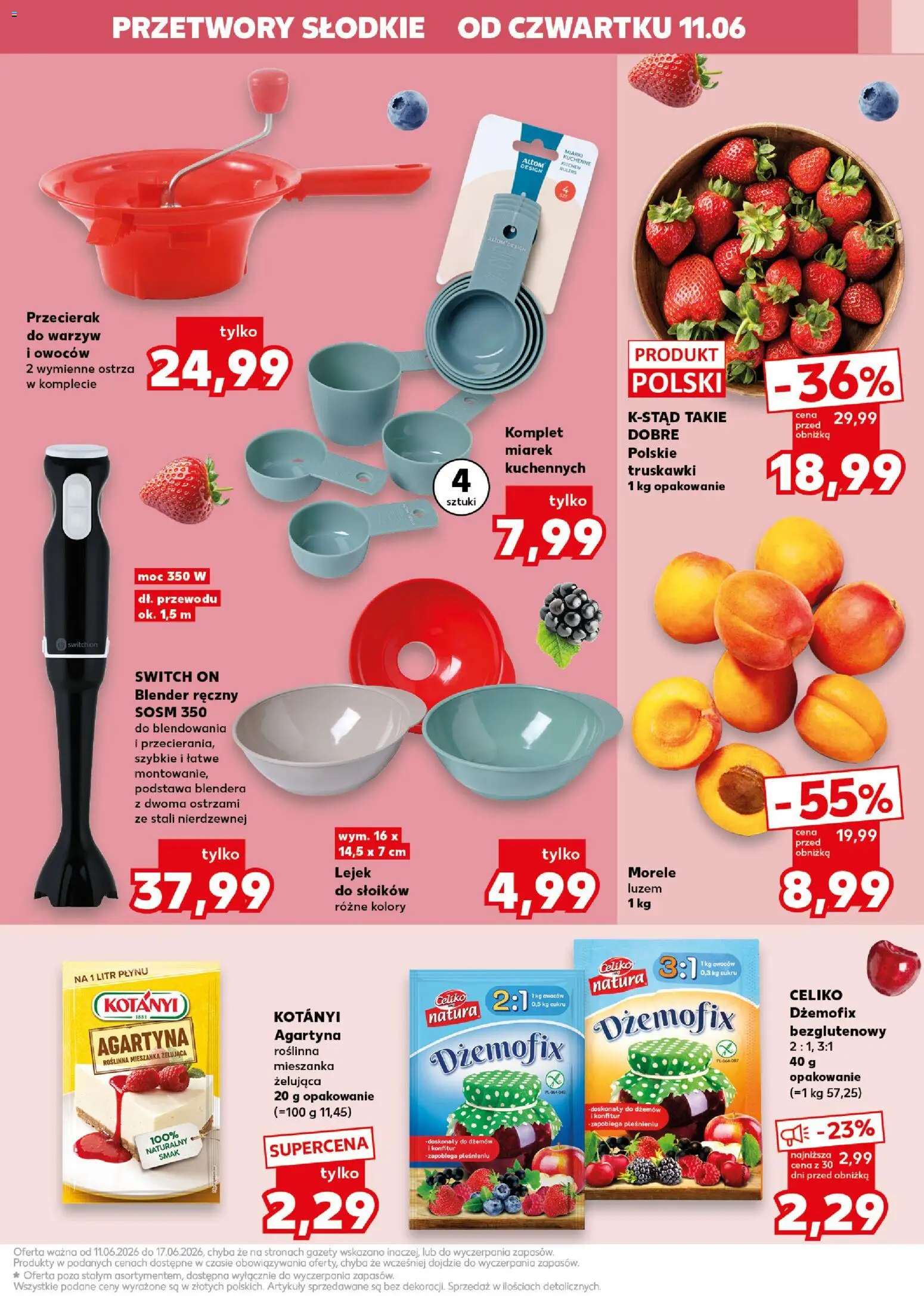 Kaufland Polsko leták - Kochamy przetwory od 11.06.2026 | Strana: 7 | Produkty: Switch On