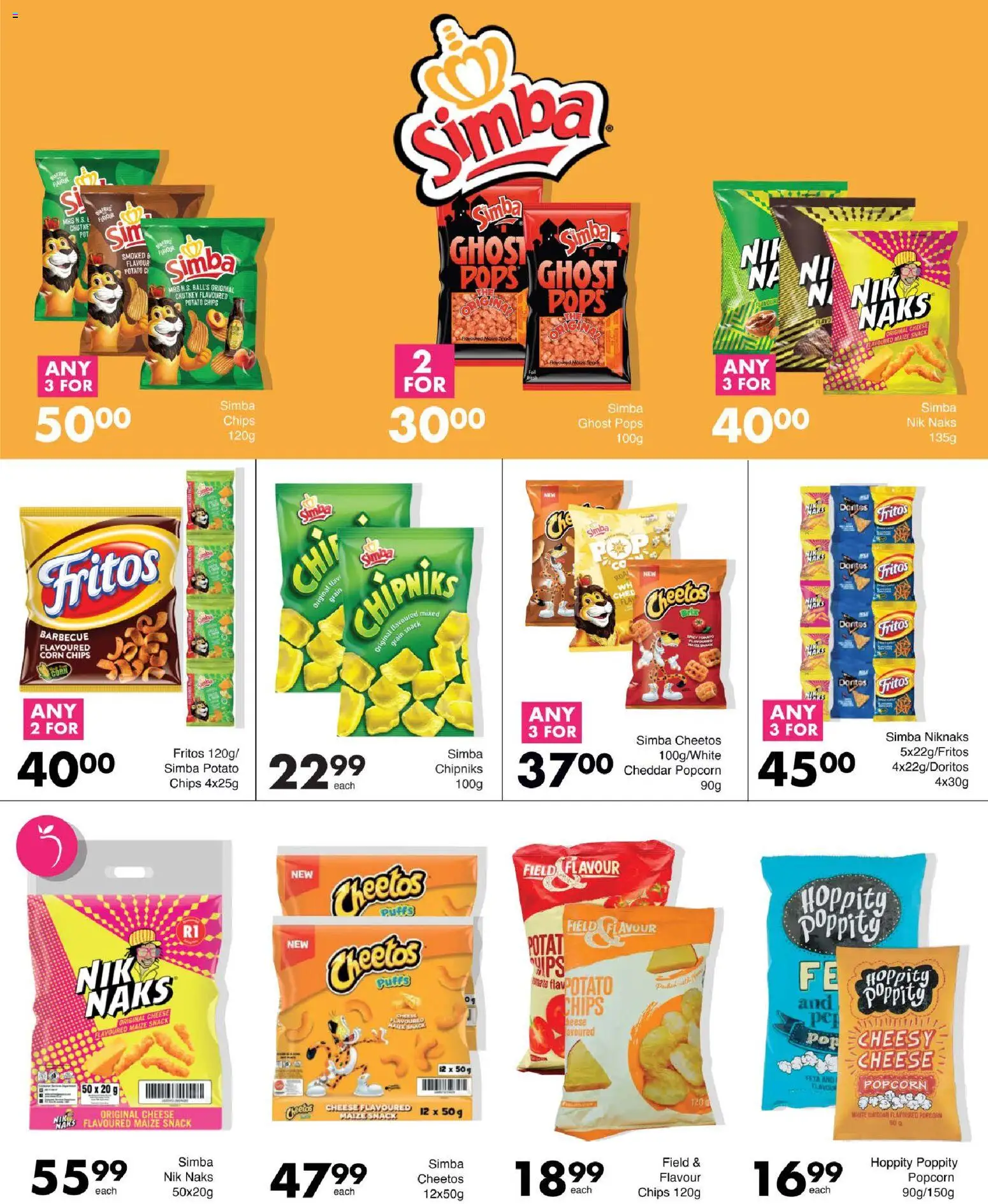 New Save catalogue – valid from 15/09/2026 | Page: 40 | Products: Chutney, Cheese, Popcorn, Chips