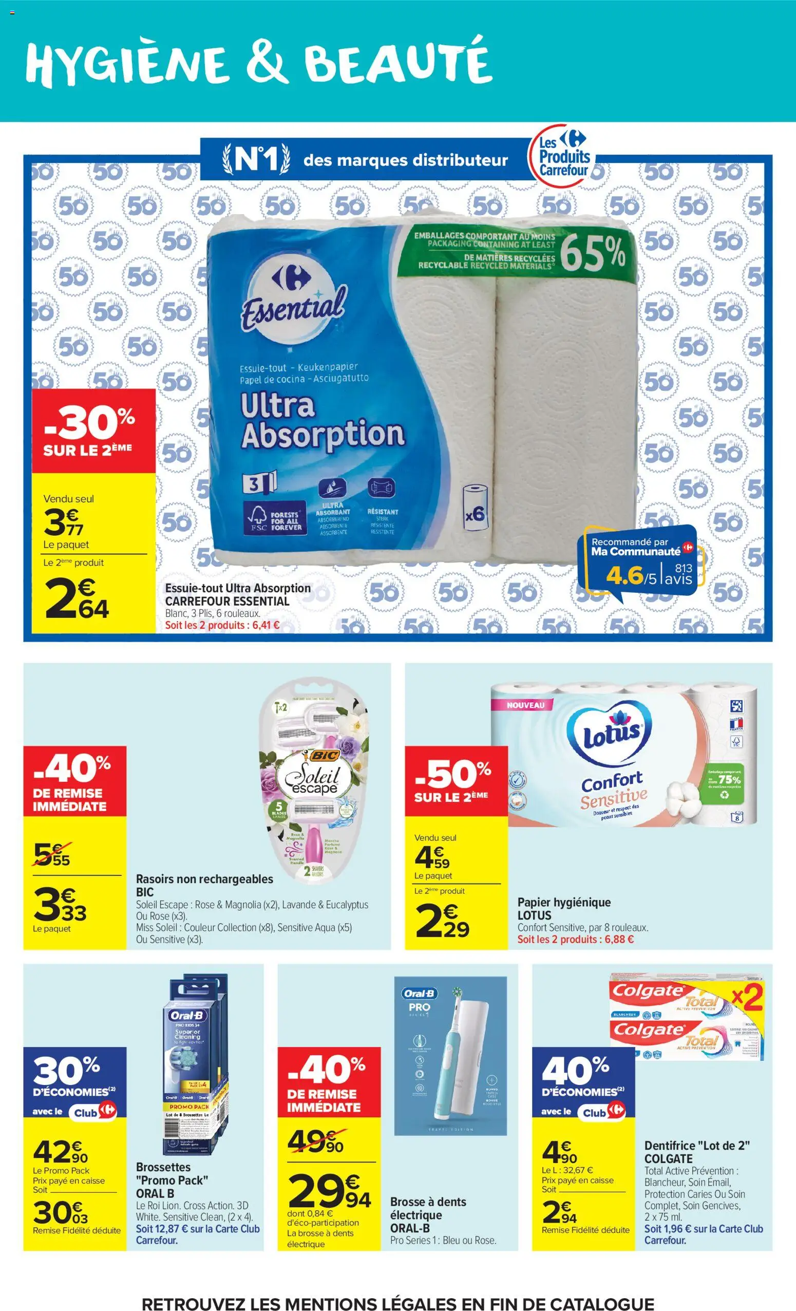 {H1} | Page: 39 | Produits: Lavande, Brosse, Dentifrice, Brosse à dents
