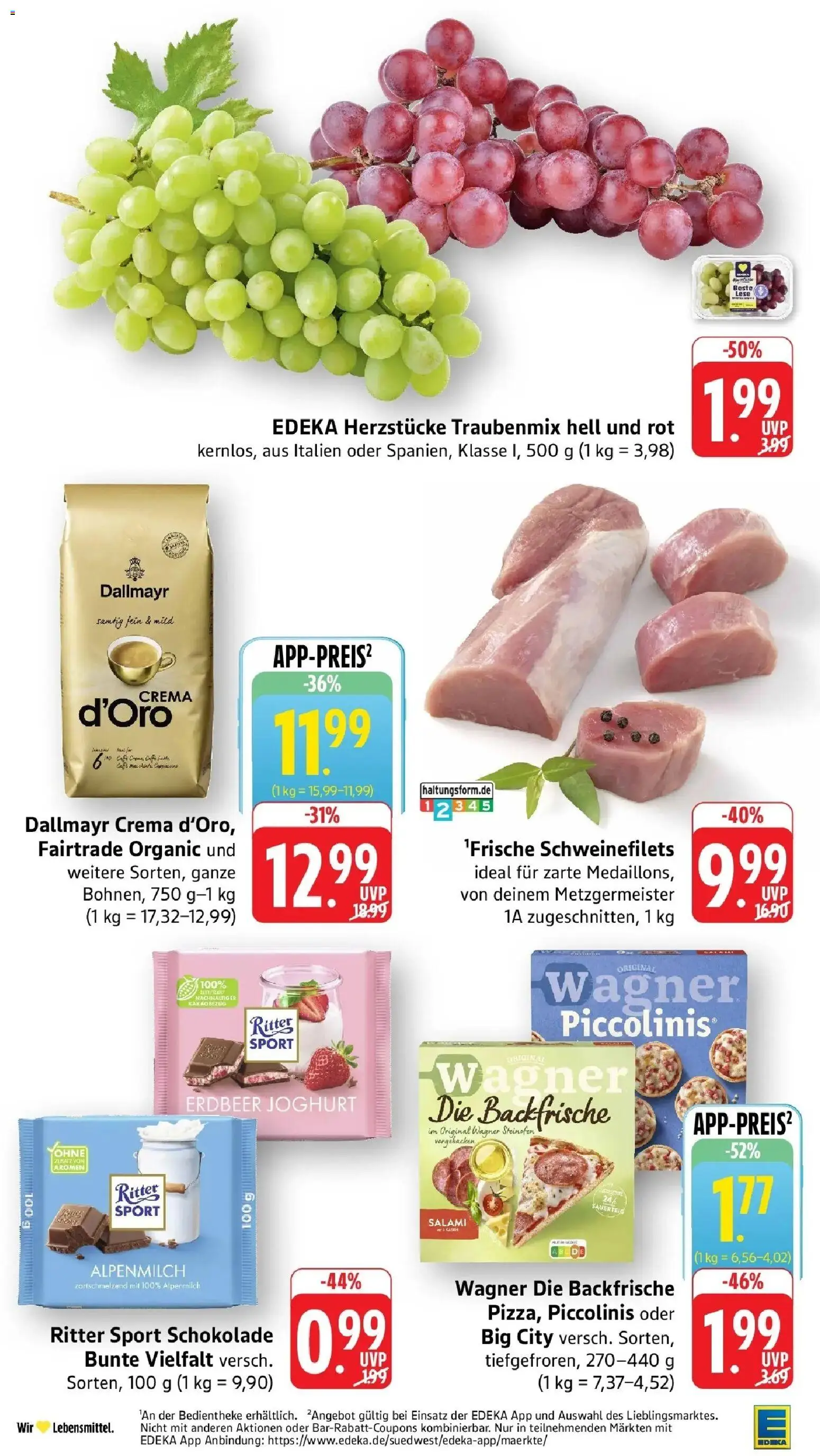 E center Prospekt Pfullingen (ab 07.09.2026) zum Blättern | Seite: 2 | Produkte: Joghurt, Ritter sport, Dallmayr, Salami
