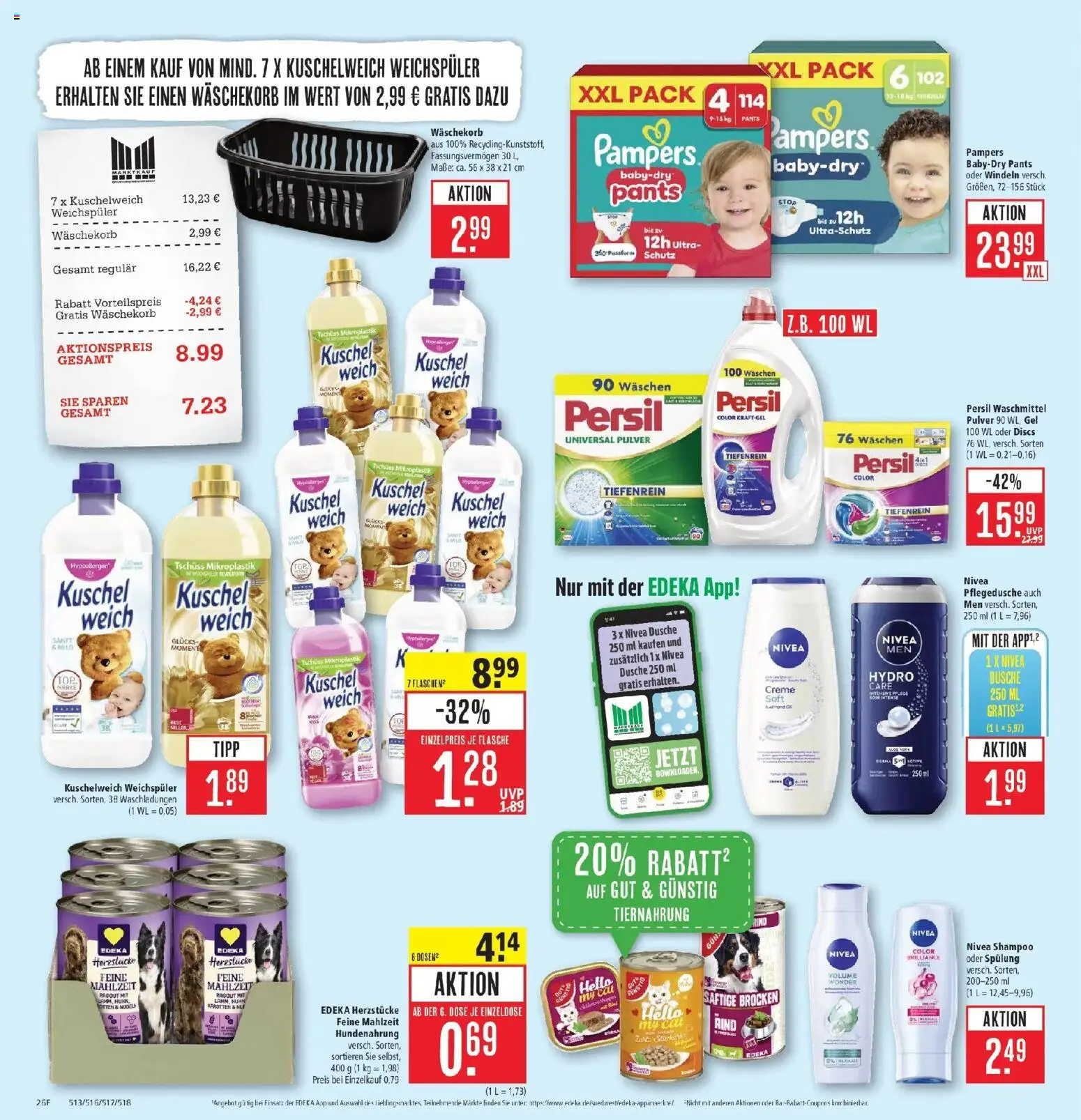 Marktkauf - Marktkauf: Wochenangebote – gültig ab 29.06.2026 | Seite: 32 | Produkte: Dusche, Kuschelweich, Shampoo, Persil