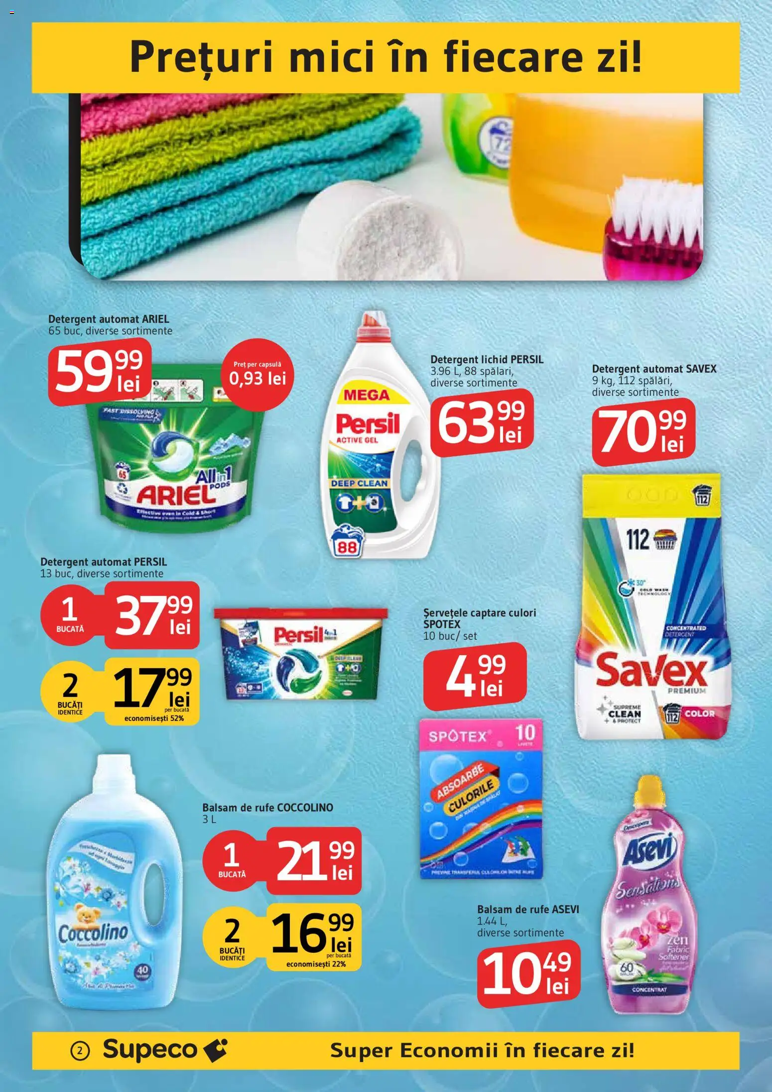 Noul catalog Supeco – valabil de la 11.10.2026 | Pagină: 2 | Produse: Premium, Clean, Active, Mici