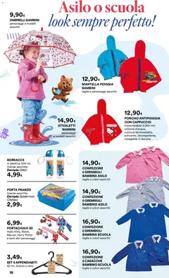 Anteprima del volantino Ipercoop volantino Scuola Lombardia valido a partire dal 27/08/2026 | Pagina: 18 | Prodotti: Porta, Cappuccio, Poncho, Appendiabiti