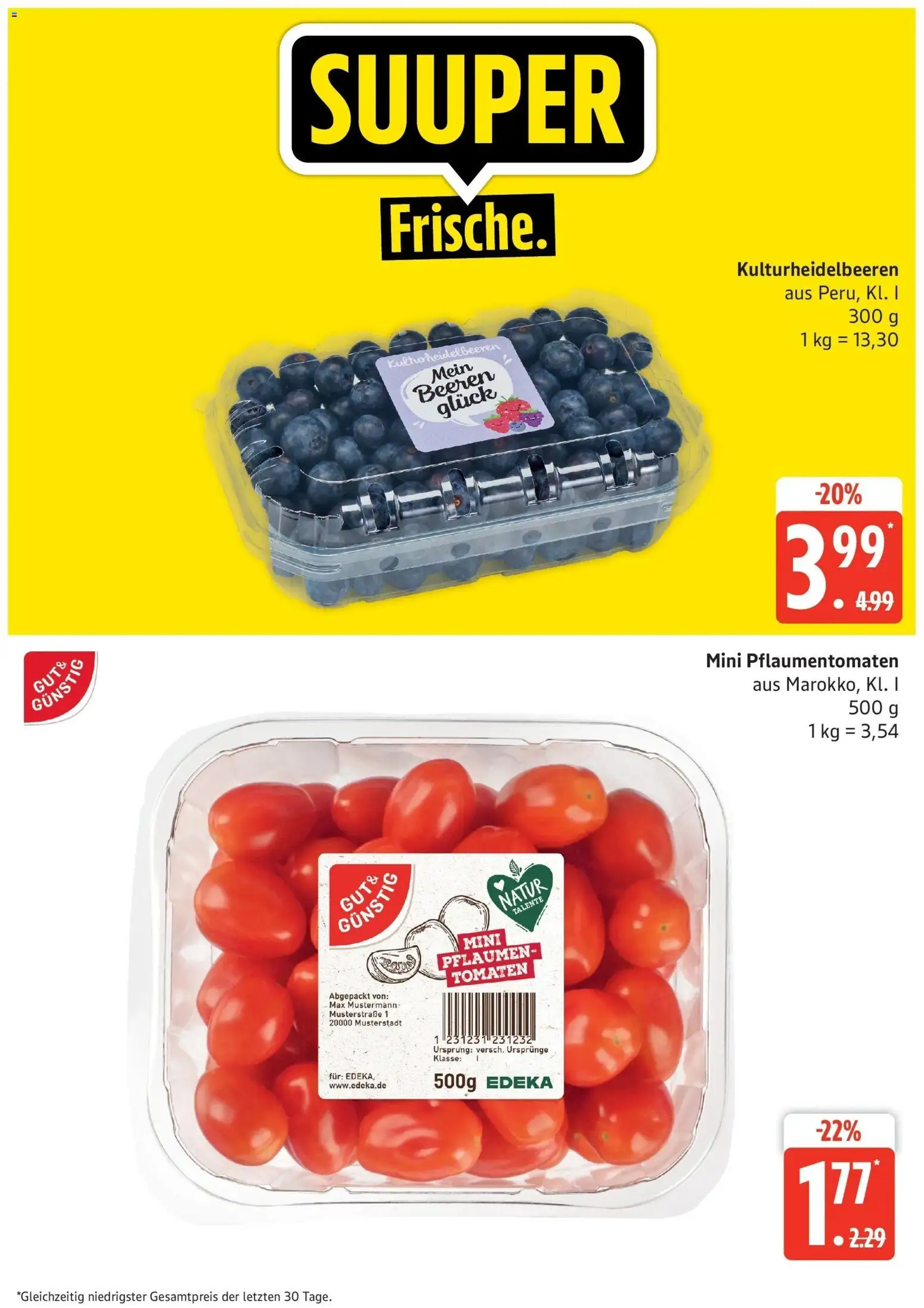 Edeka Prospekt Stralsund (ab 19.10.2026) » Angebote Online | Seite: 4 | Produkte: Pflaumen, Tomaten