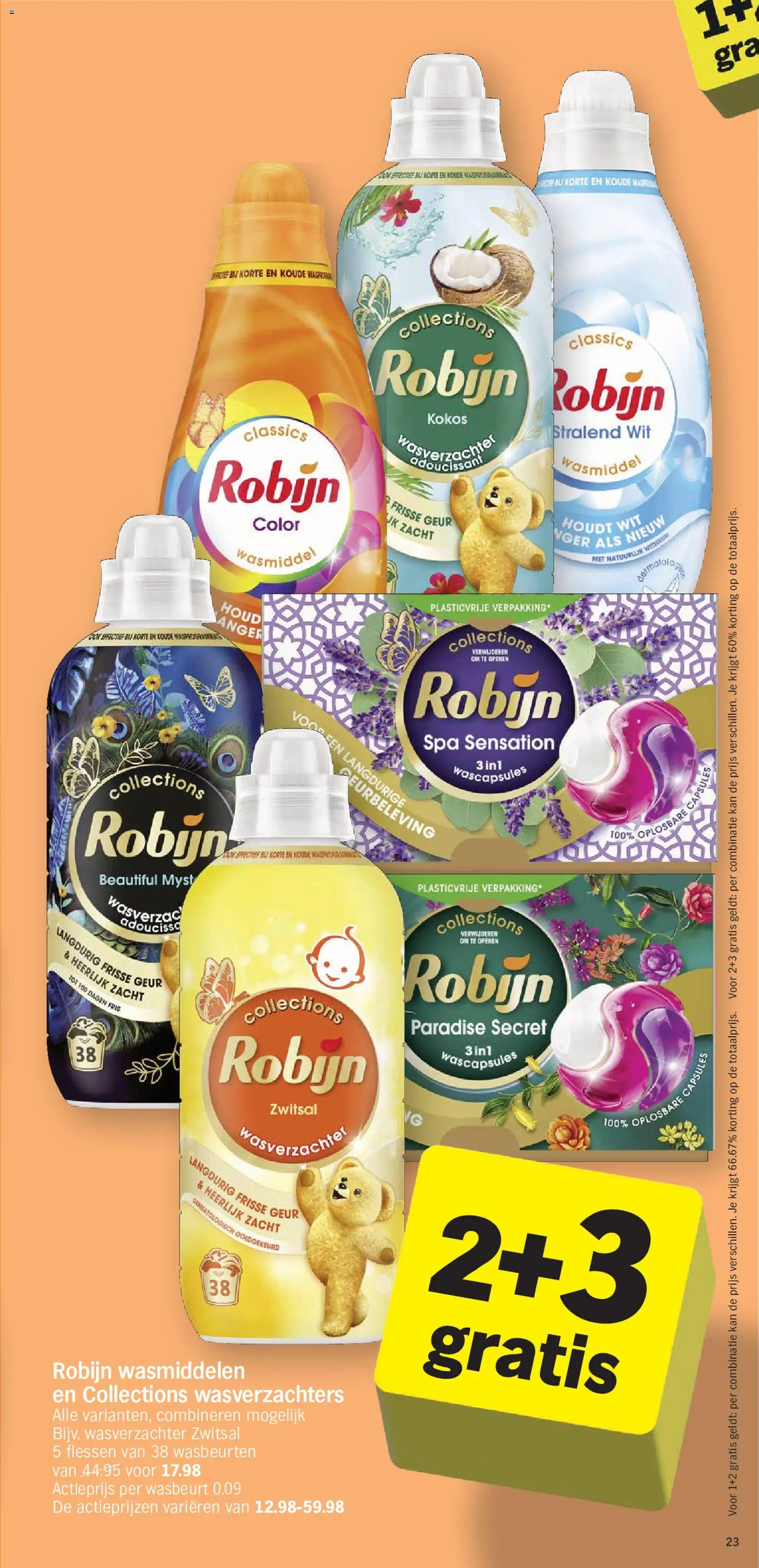 {H1} | Pagina: 23 | Producten: Wascapsules, Geur, Wasmiddel, Kan