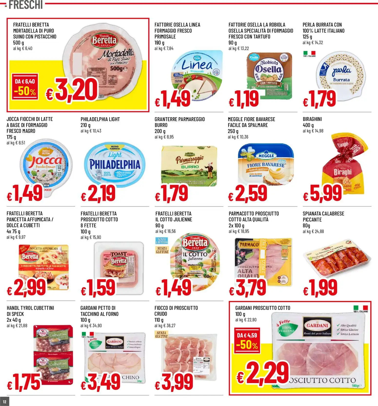 Volantino Famila del 20/08/2026 | Pagina: 12 | Prodotti: Tartufo, Pancetta, Suino, Specialità
