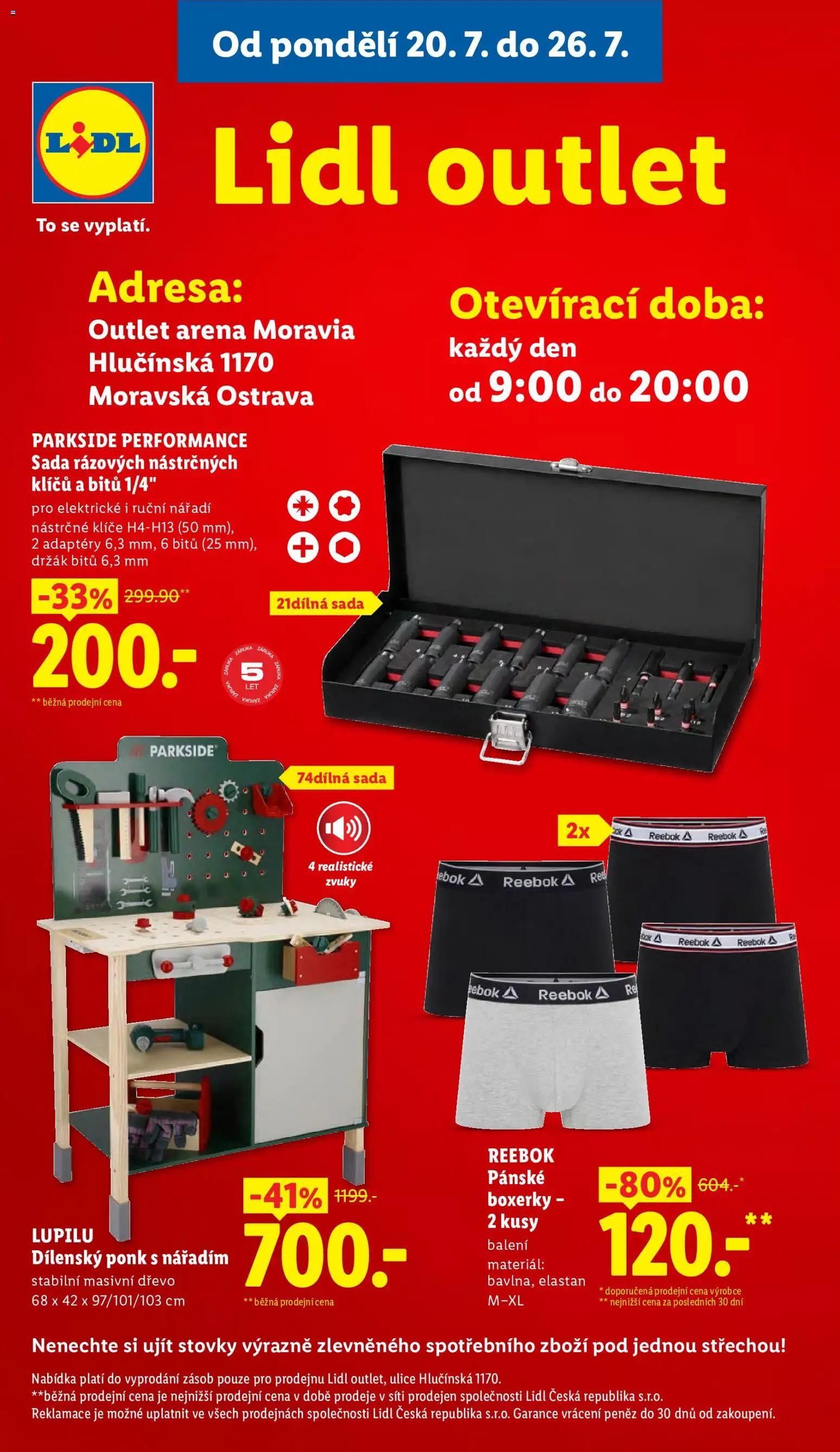 Lidl leták od 20.07.2026 | Strana: 37 | Produkty: Parkside, Boxerky, Pánské boxerky, Nářadí
