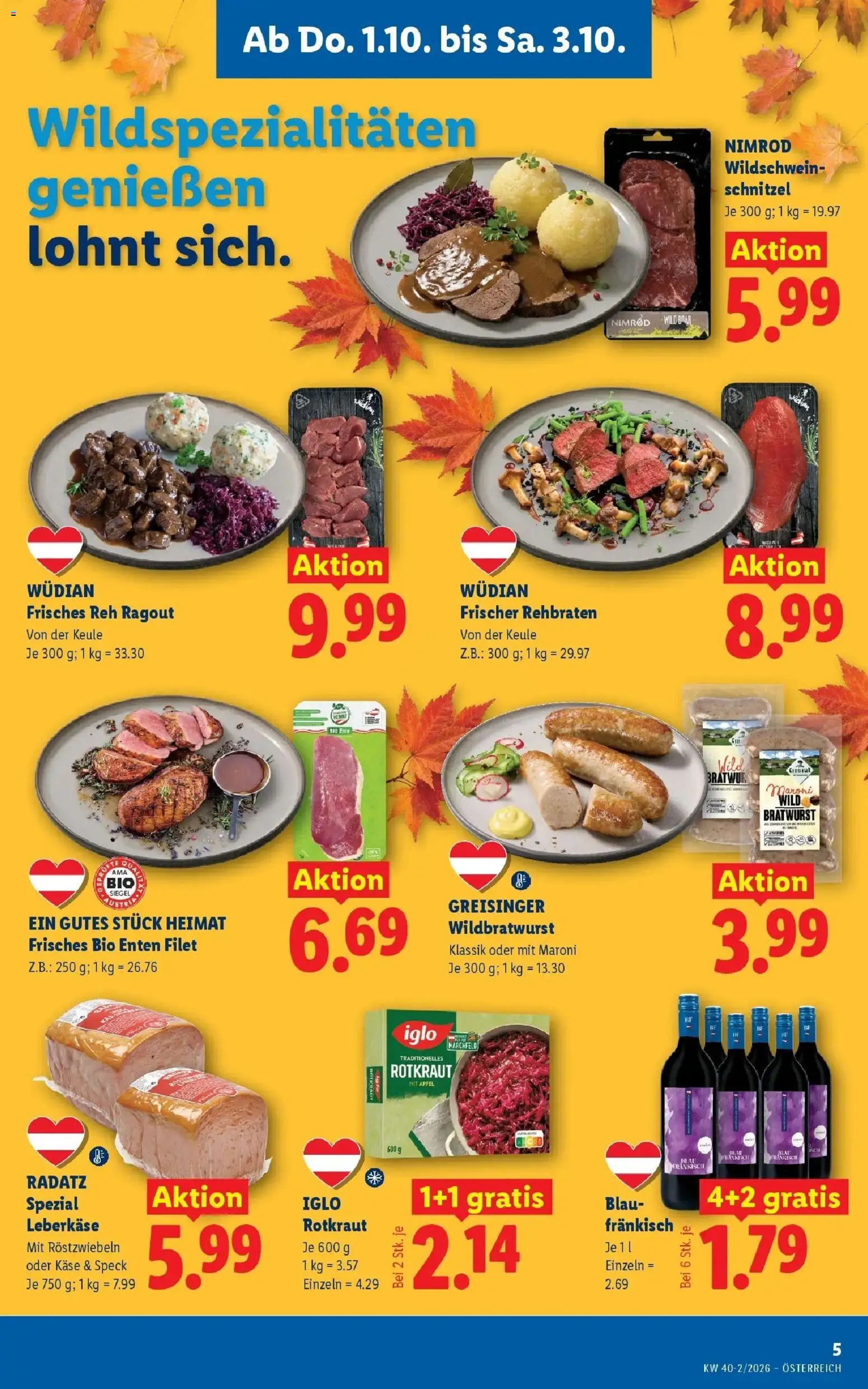 Lidl Flugblatt - Wien ab 27.09.2026 - Angebote ab donnerstag | Seite: 7