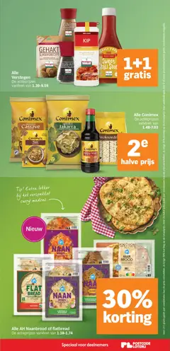 AH Naanbrood Knoflook & koriander, Naanbrood voor bij de maaltijd - Voorbeeld van een folder van Albert Heijn, geldig van 05-10-2026 | Pagina: 6