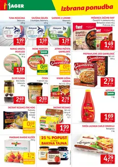 Jager katalog akcije – veljaven od 24.06.2026 | Stran: 9 | Izdelki: Čevapčiči, Tuna, Olive, Omaka