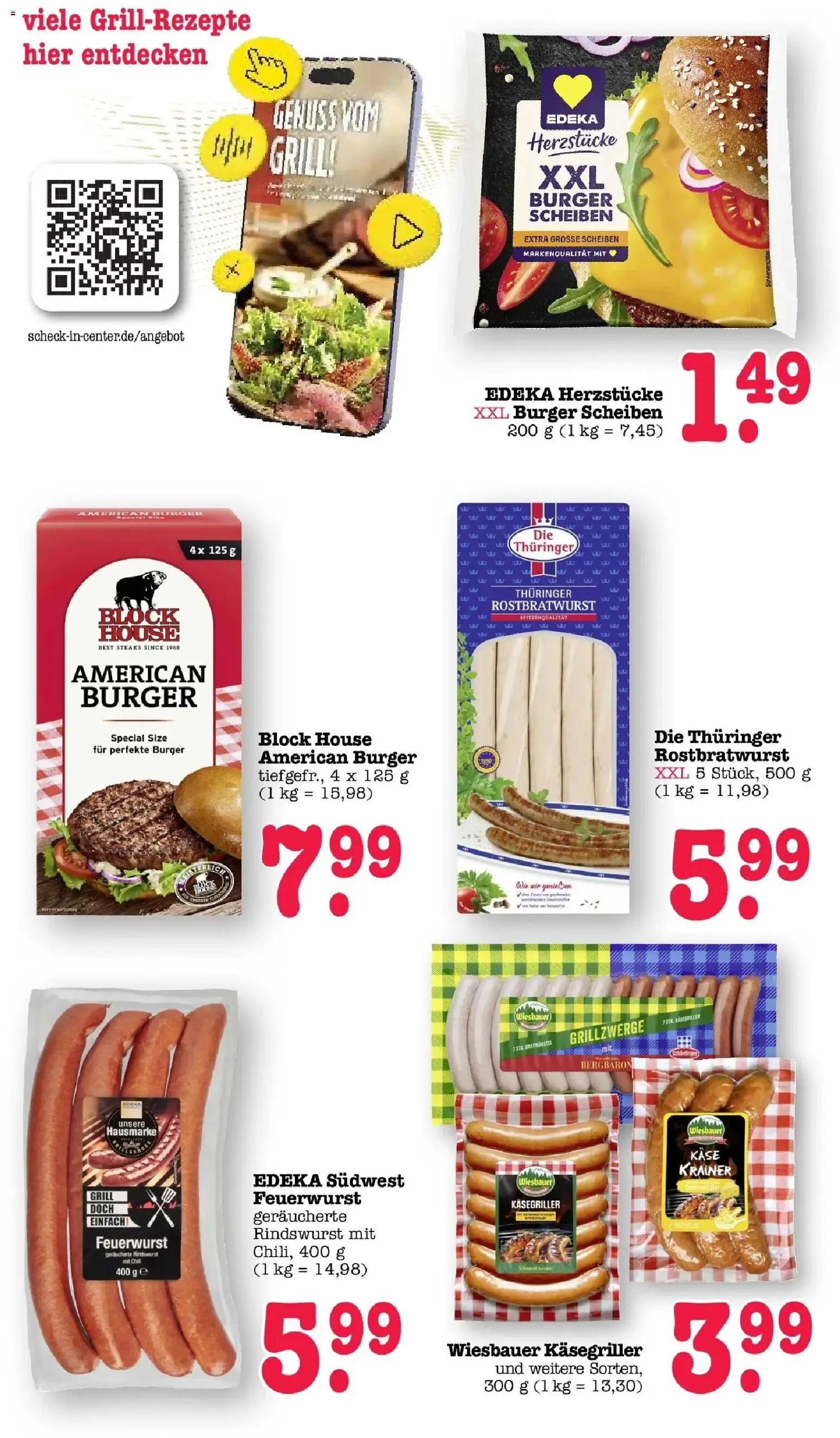 Edeka prospekt Offenbach	 – gültig ab 27.04.2026 | Seite: 17 | Produkte: Grill, Käse, Burger