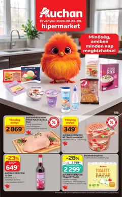 Auchan Saját Márkás termékeink - amely érvényes a következő dátumtól: 2026.09.03.