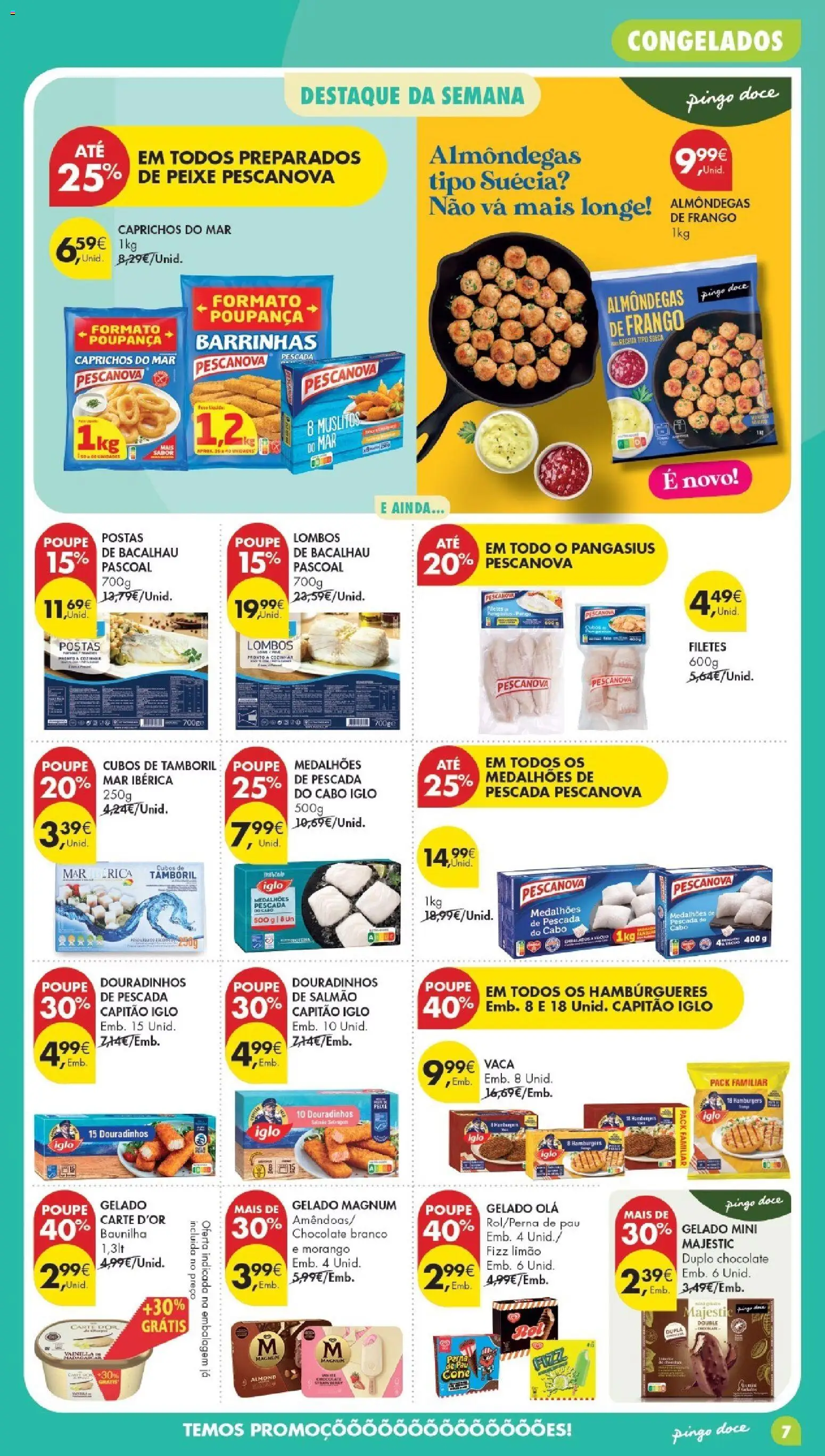 Pingo Doce Poupe Esta Semana Madeira │ válido de 05.05.2026 | Página: 7 | Produtos: Pescada, Salmão, Chocolate, Peixe