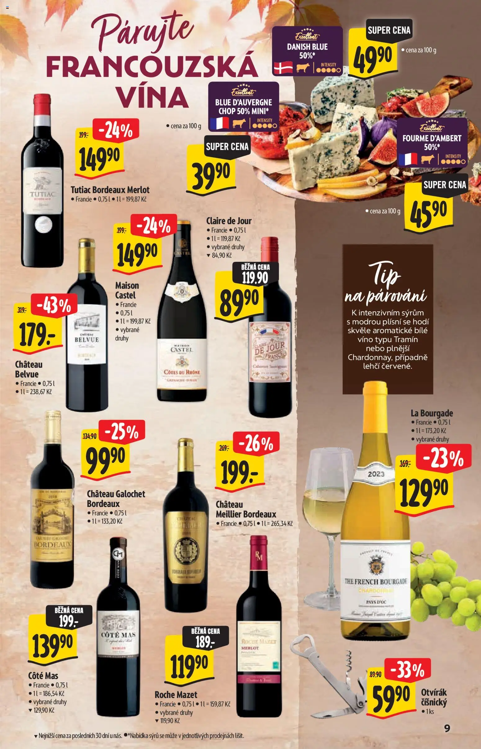 Albert katalog - Hypermarket - Víno od 09.09.2026 | Strana: 9 | Produkty: Víno, Merlot, Otvírák